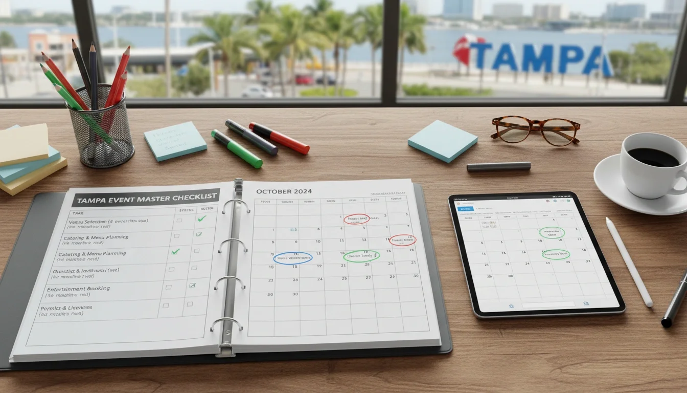 Tampa event planning timeline checklist for corporate events