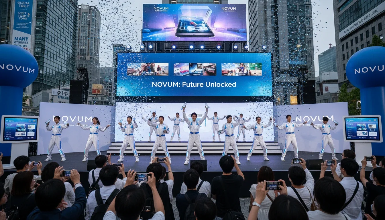 A brand ambassador team executing a coordinated activation at a multi-city product launch tour