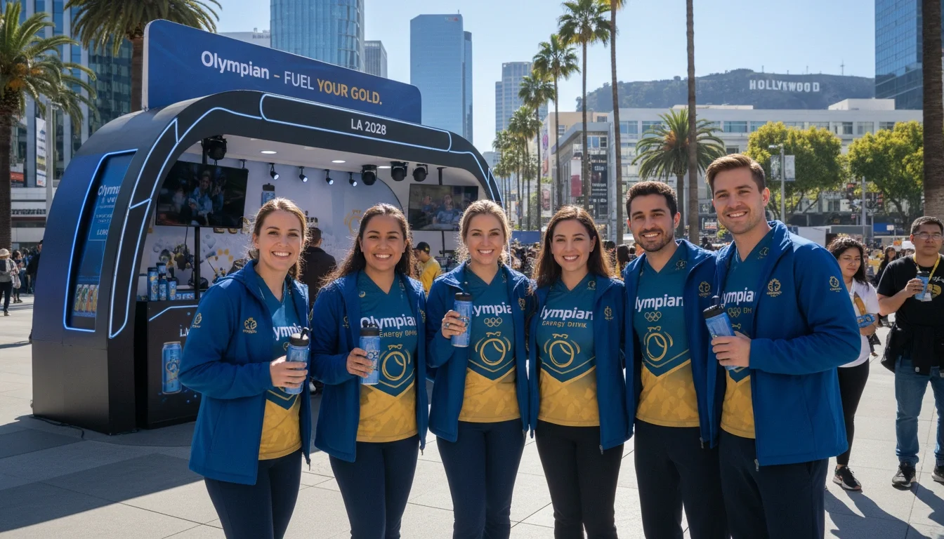 brand ambassador event staffing Los Angeles Olympics 2028 sponsor activation