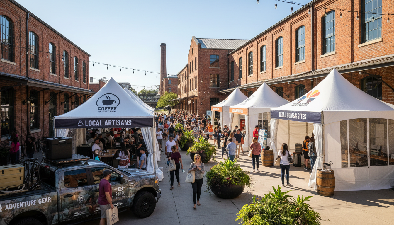 The Pearl District in San Antonio — a popular location for brand activations and pop-up events