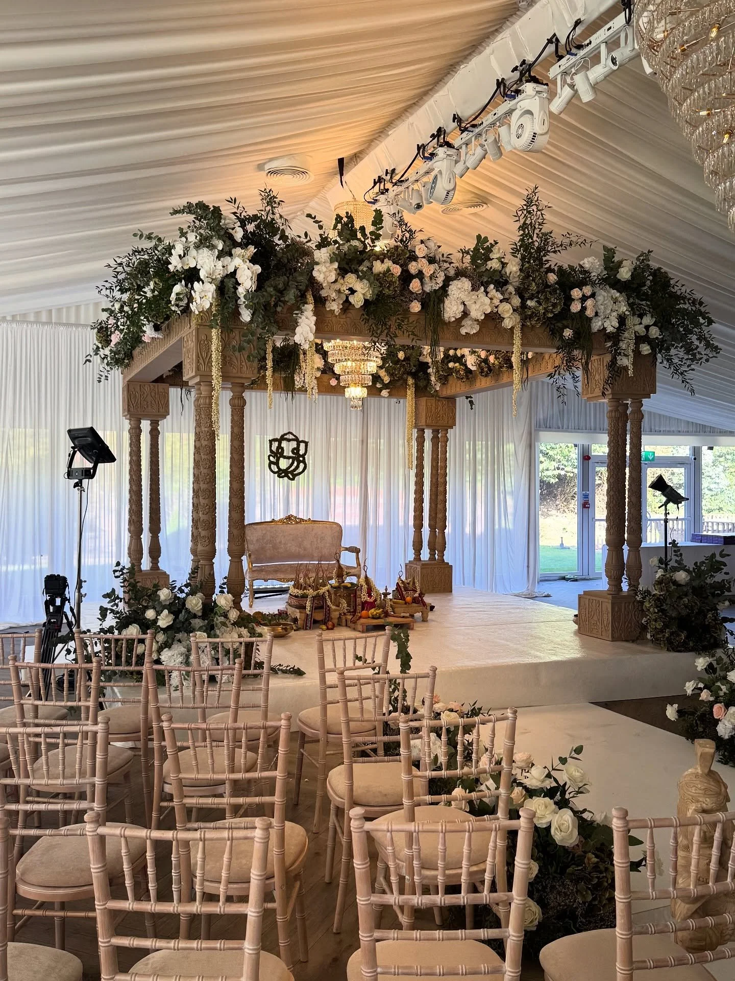 We had the pleasure of bringing to life this whimsical Hindu wedding for our fabulous couple, Barany and Sajeevan. From the very beginning, Barany envisioned flowing greenery and organic textures &mdash; a dream we infused into every detail. 🌿✨
Feat