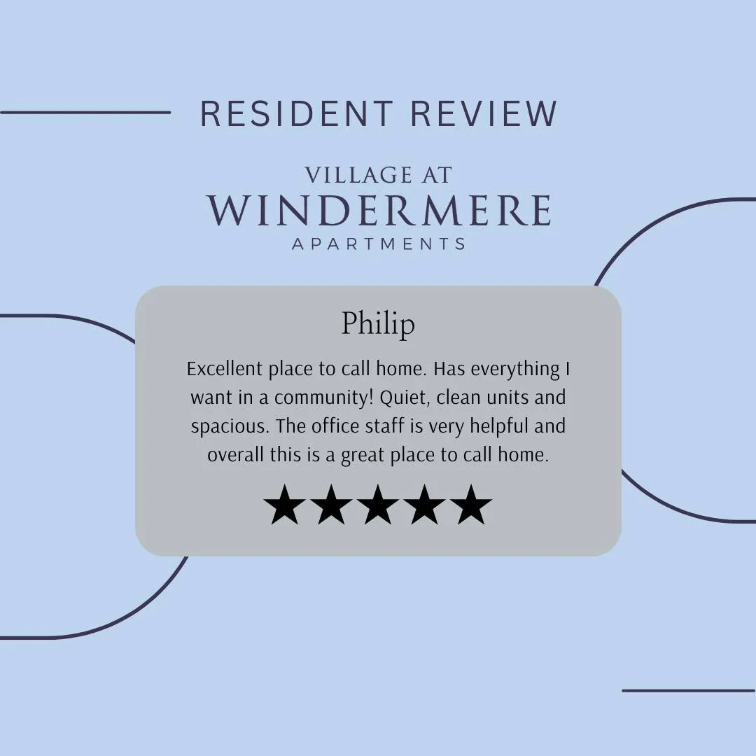 The reviews are in&hellip; and we couldn&rsquo;t be more proud! ⭐

Thank you to our amazing residents for sharing their experiences and trusting us to be part of their home journey. 

#CommunityMatters #ResidentExperience #VillageatWindermere #WestCh