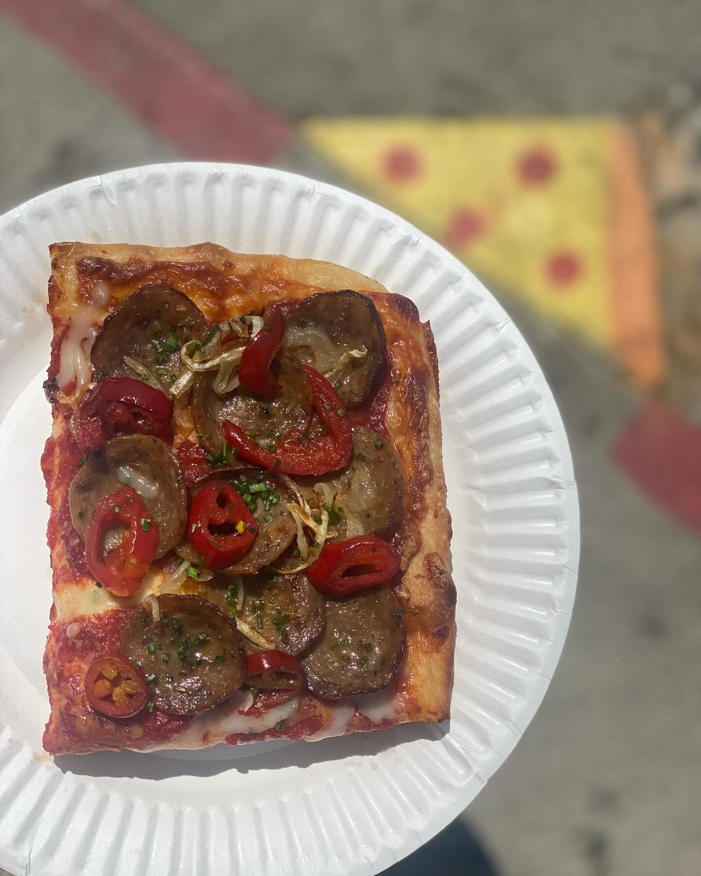 Slice of the week 
Sgt. Pepper - Ezzo sausage, onions, pickled peppers.

Along with our regular slices - Cheese, Pepperoni, Vodka.

Slices are available walk up only at the shop and are limited. They&rsquo;ve been going fast so make to get yours befo