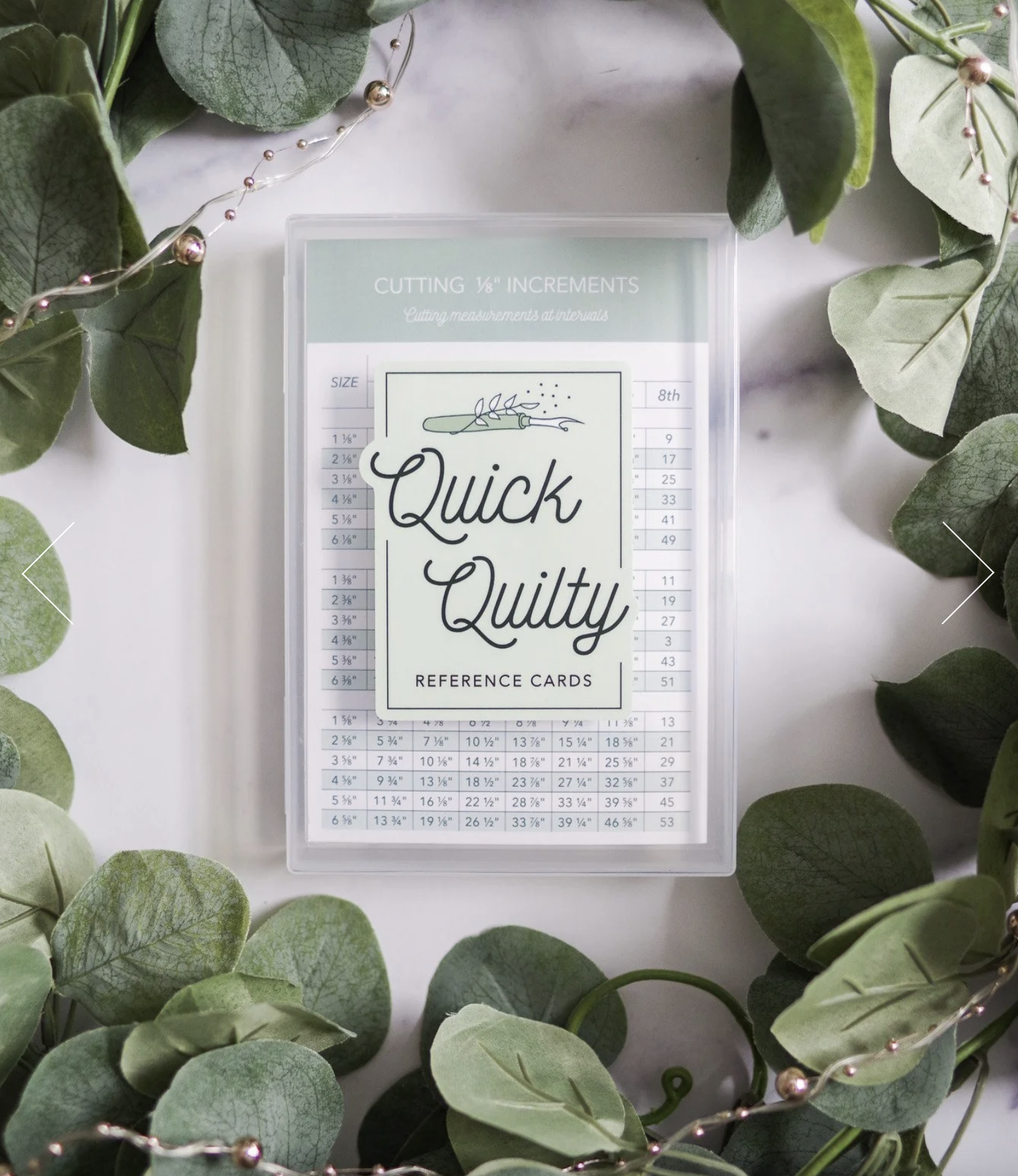 Quick Quilty Reference Cards