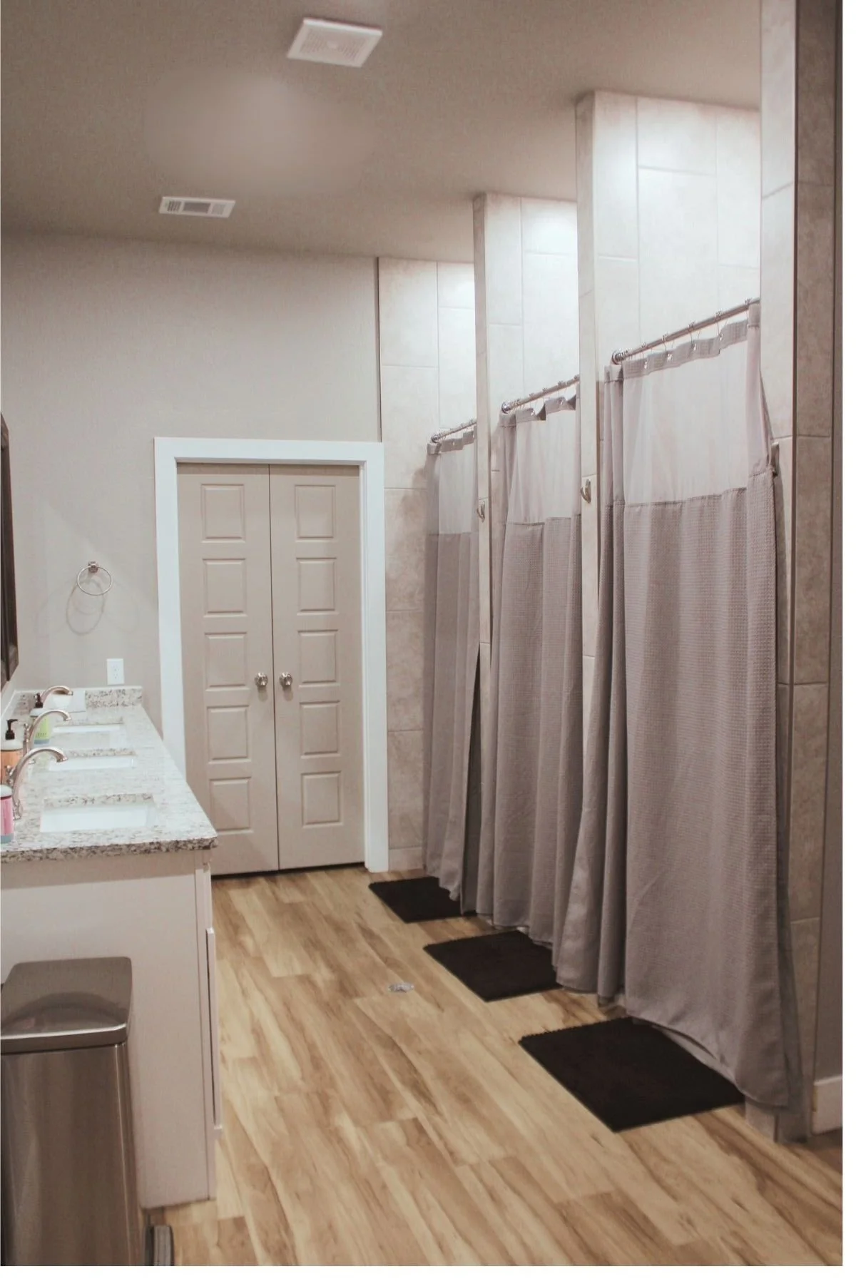 Two giant bathrooms!