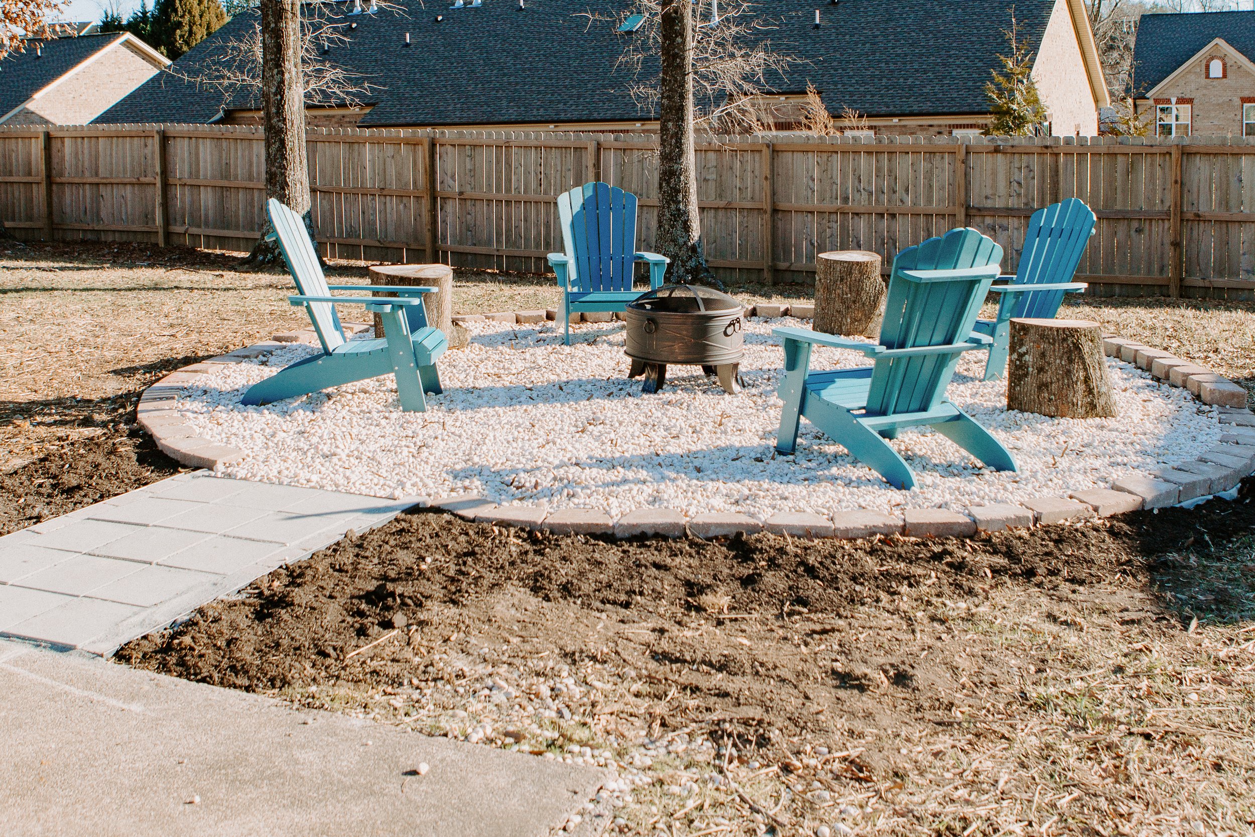 Lovely fire pit