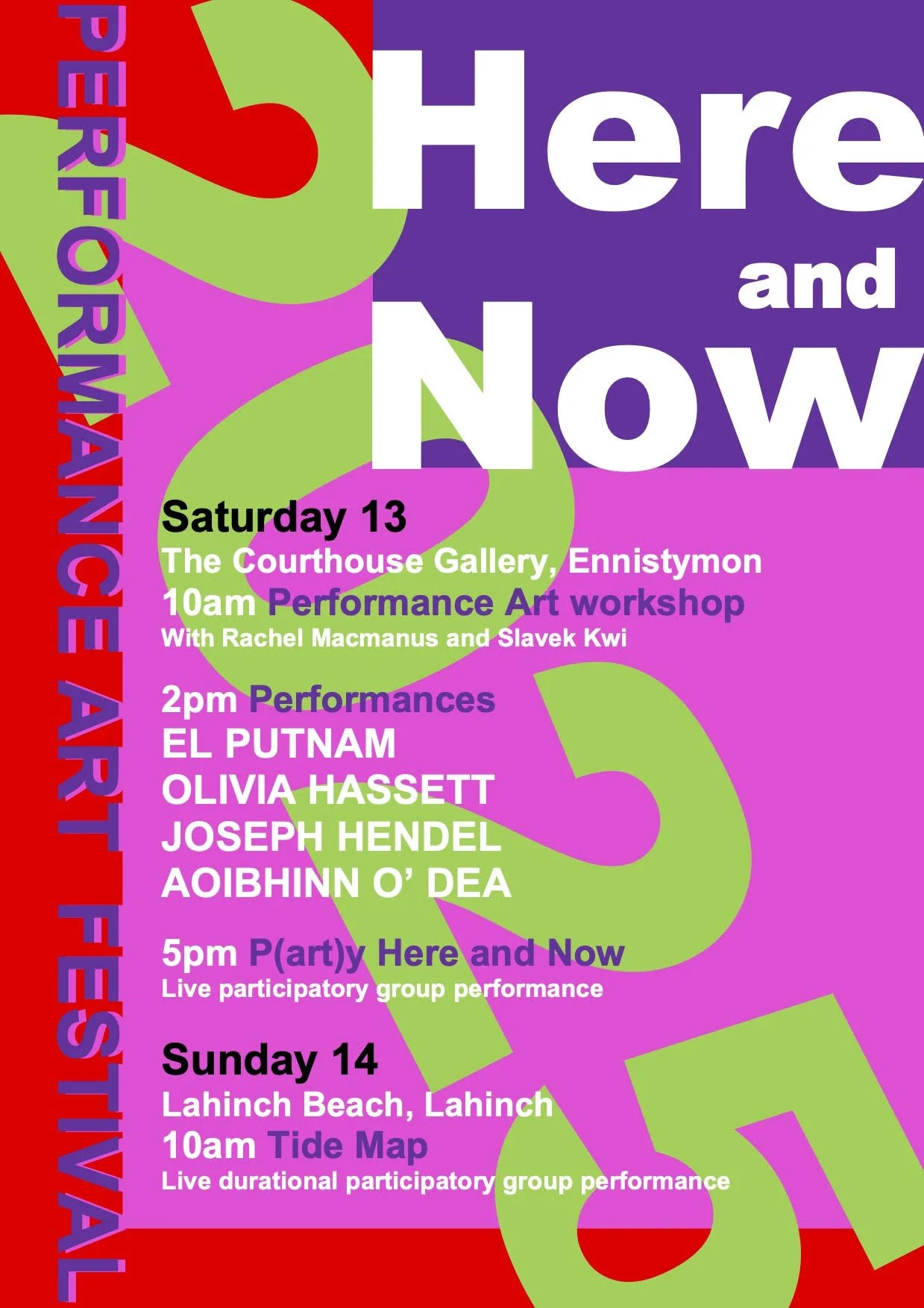 Here and Now Performance Art Festival 2025