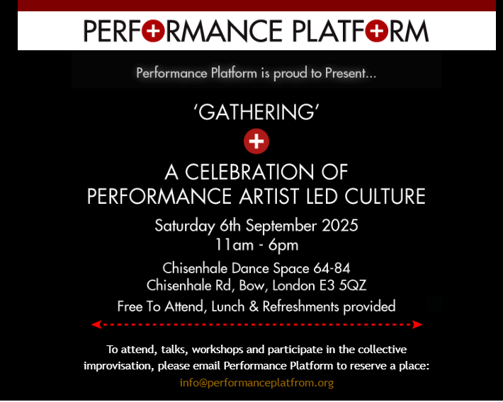 'Gathering' A Celebration of Performance Artist Led Culture