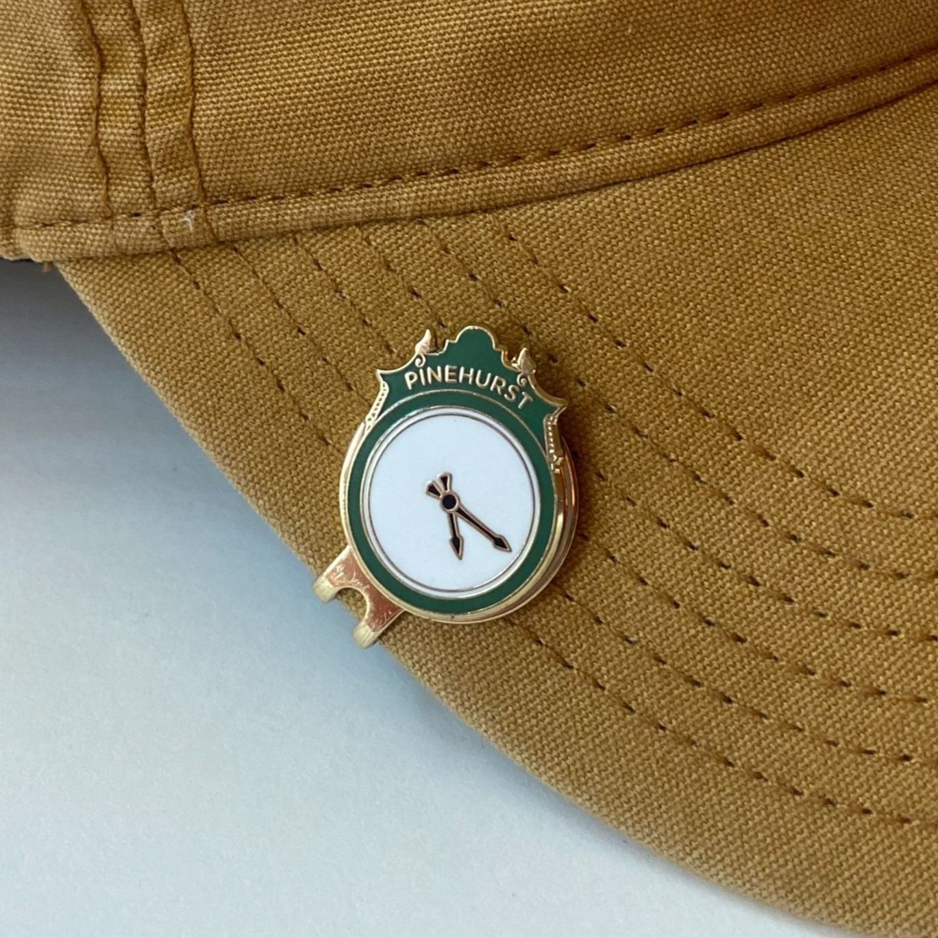 Pinehurst clock ball marker