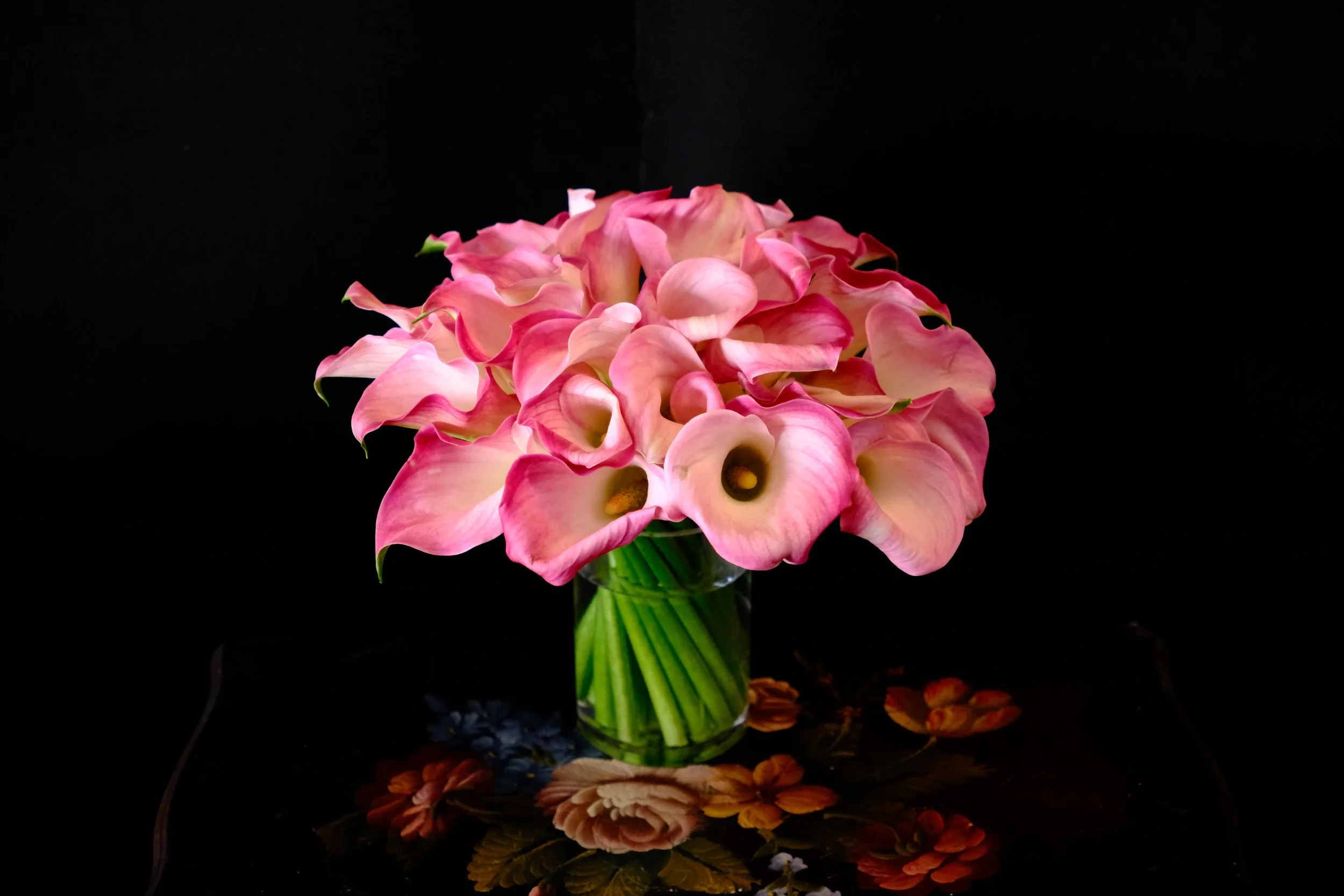 blush pink mini callas