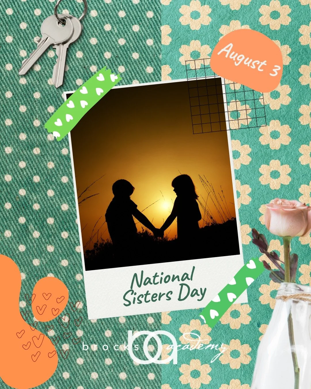 💖 Happy National Sisters Day!
At Brock&rsquo;s Academy, we celebrate the bonds that lift us up&mdash;whether they&rsquo;re by blood or by heart. Here's to the sisters who support, inspire, and make life a little brighter every day! 👭✨
.
.
.
#Sister