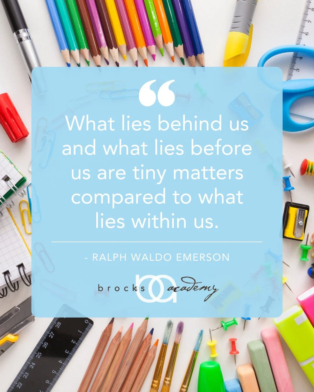What lies behind us and what lies before us are tiny matters compared to what lies within us. 🌱
.
.
.
#BrocksAcademy #PassionForLearning #InclusiveEducation #TutoringServices #DesignerEducation #Woodinville #UniversityPlace #WoodinvilleSchools #Taco