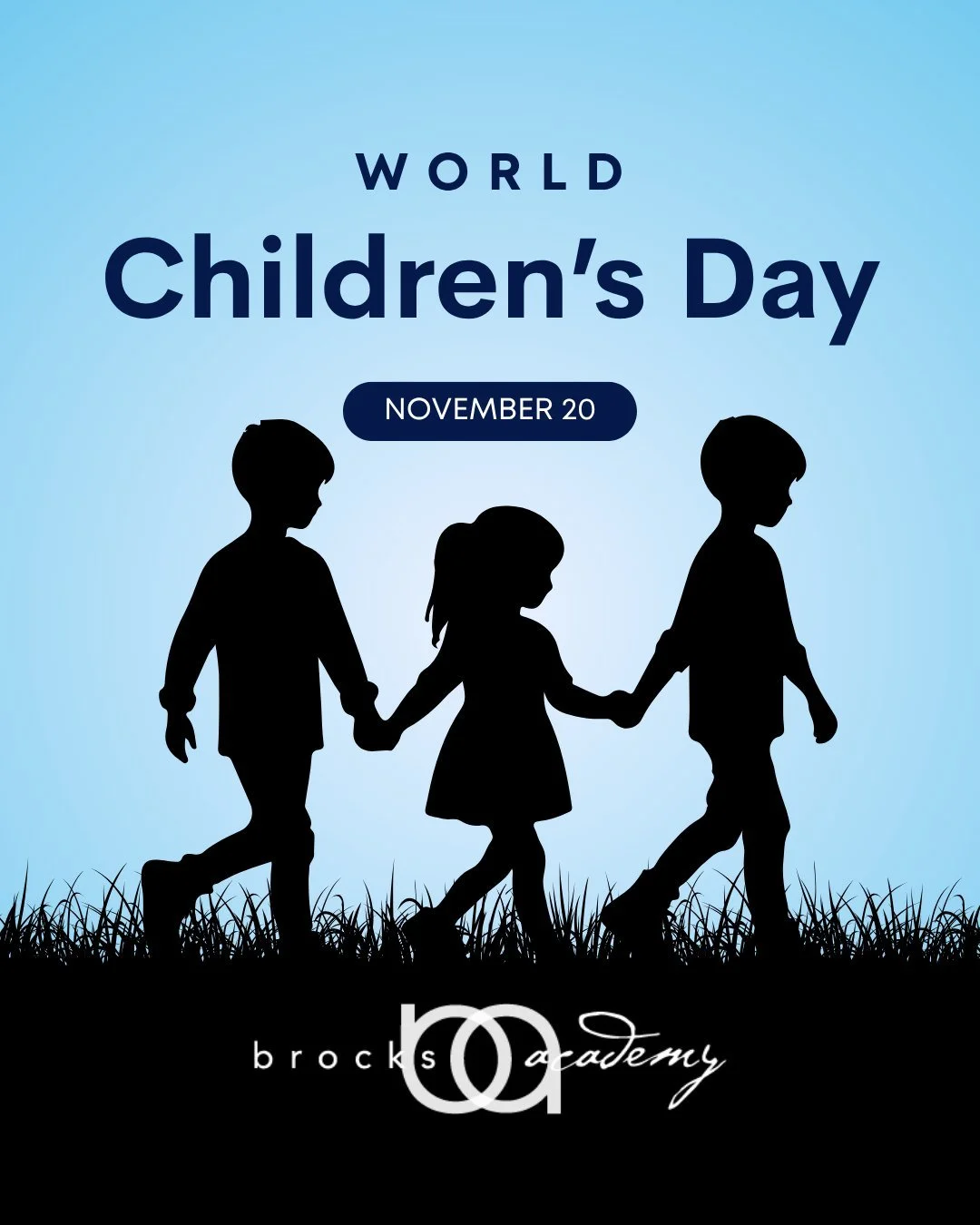 🌍💛 Happy World Children&rsquo;s Day! Today we celebrate the joy, curiosity, and potential of every child. At Brock&rsquo;s Academy, we&rsquo;re proud to nurture confident, resilient learners who are ready to explore, grow, and make their mark on th
