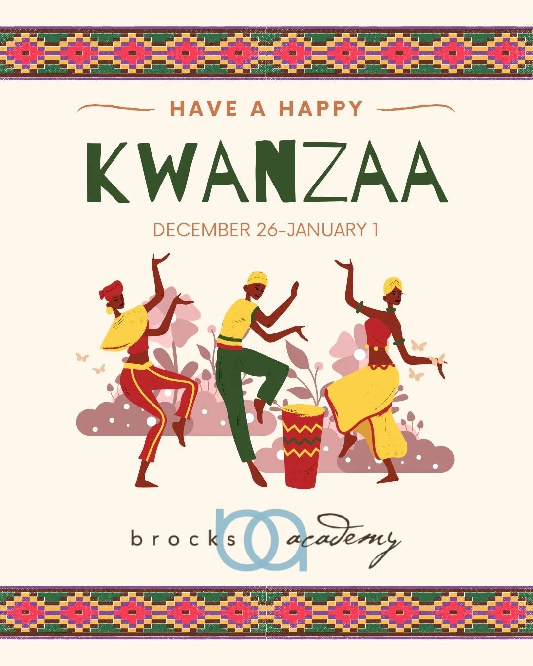 Happy Kwanzaa from Brock&rsquo;s Academy. Celebrating culture, community, and the values that bring us together!
.
.
.
#HappyKwanzaa #Kwanzaa2025 #BrocksAcademy #DesignerEducation #Woodinville #UniversityPlace #WoodinvilleSchools #TacomaSchools #Educ