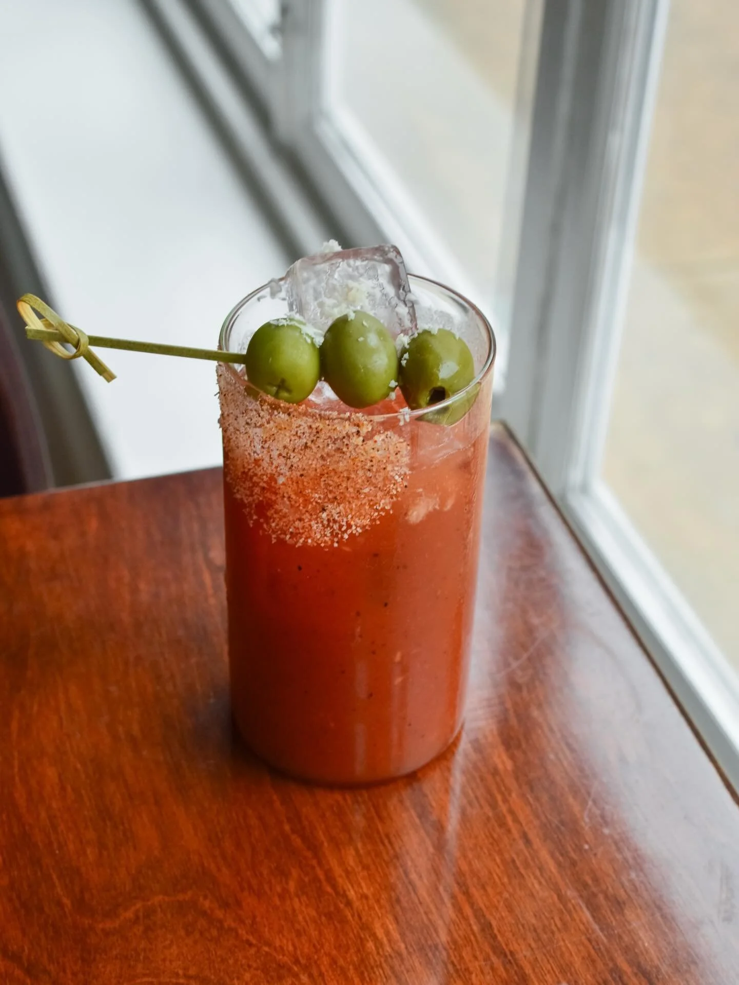 A bloody and beautiful u10 shrimp to start your Sunday brunch!