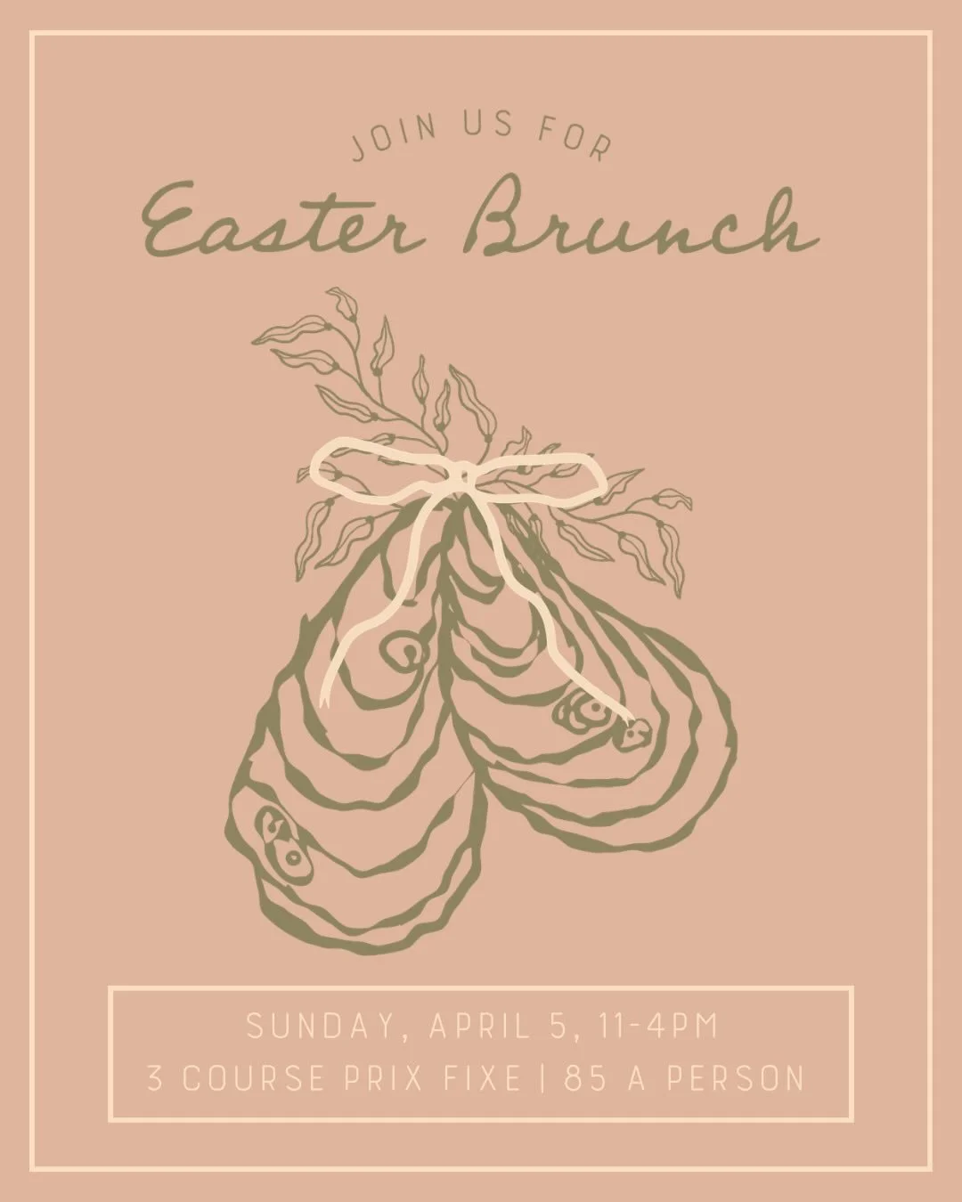 Celebrate Easter Brunch at Little Water! Join us for a special prix fixe menu. Reservations are live on Opentable!