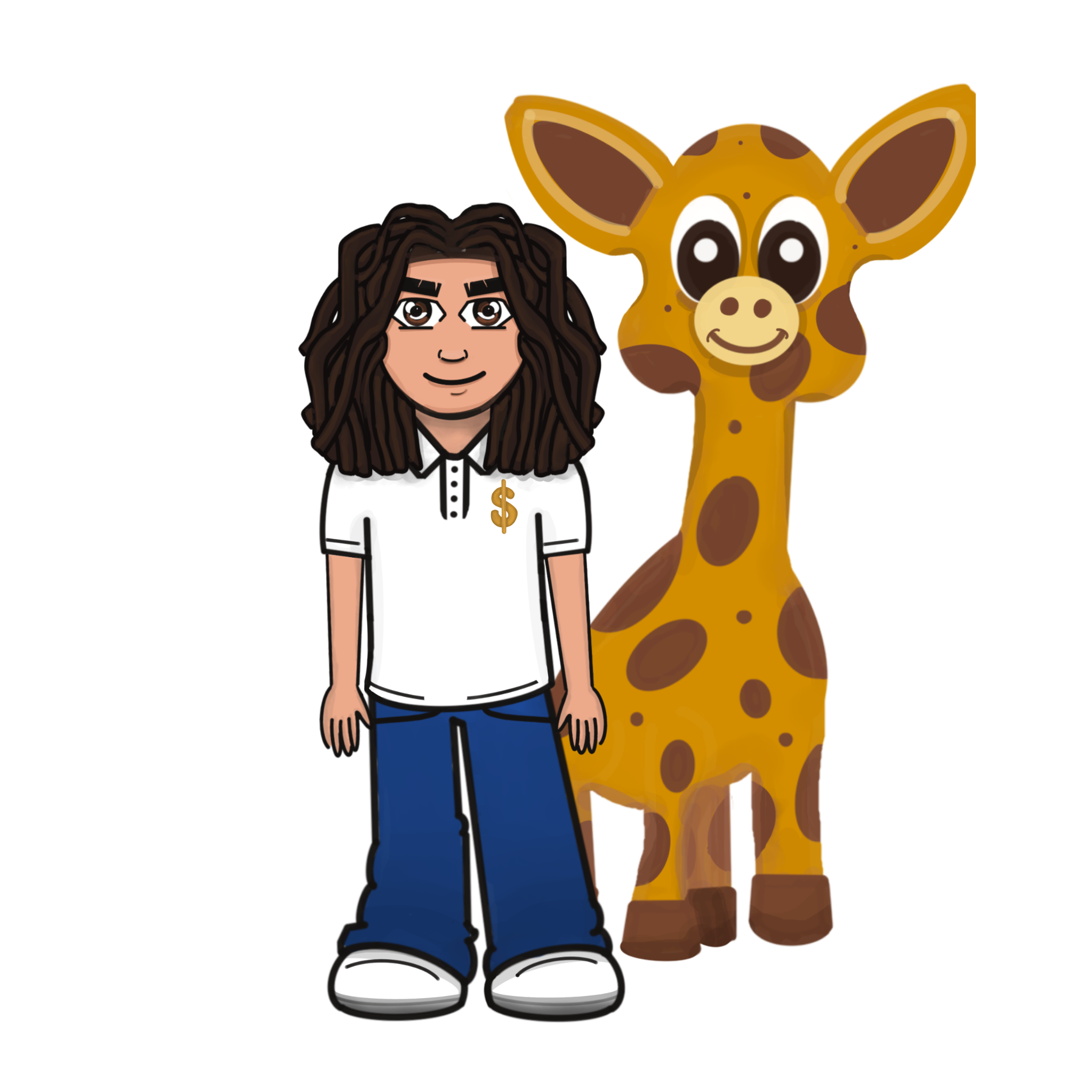 Cartoon King and Giraffe.png