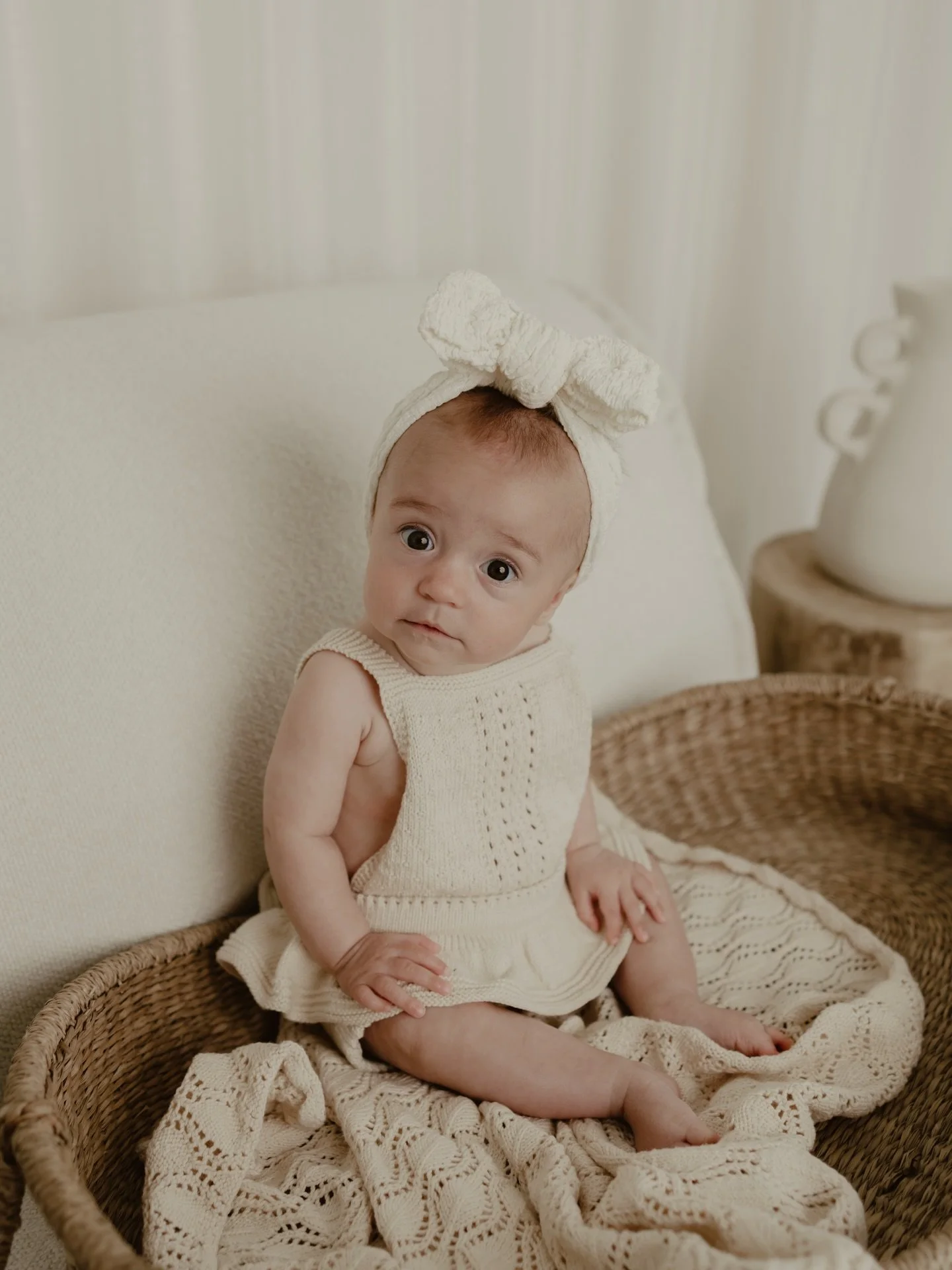 You wait months for them to sit.
And then one day they are pulling up on furniture.
Milestone sessions are for the in-between.
The almost crawling.
The chubby thighs.
The two-tooth smiles.
The stage that disappears quietly.
Don&rsquo;t skip this stag