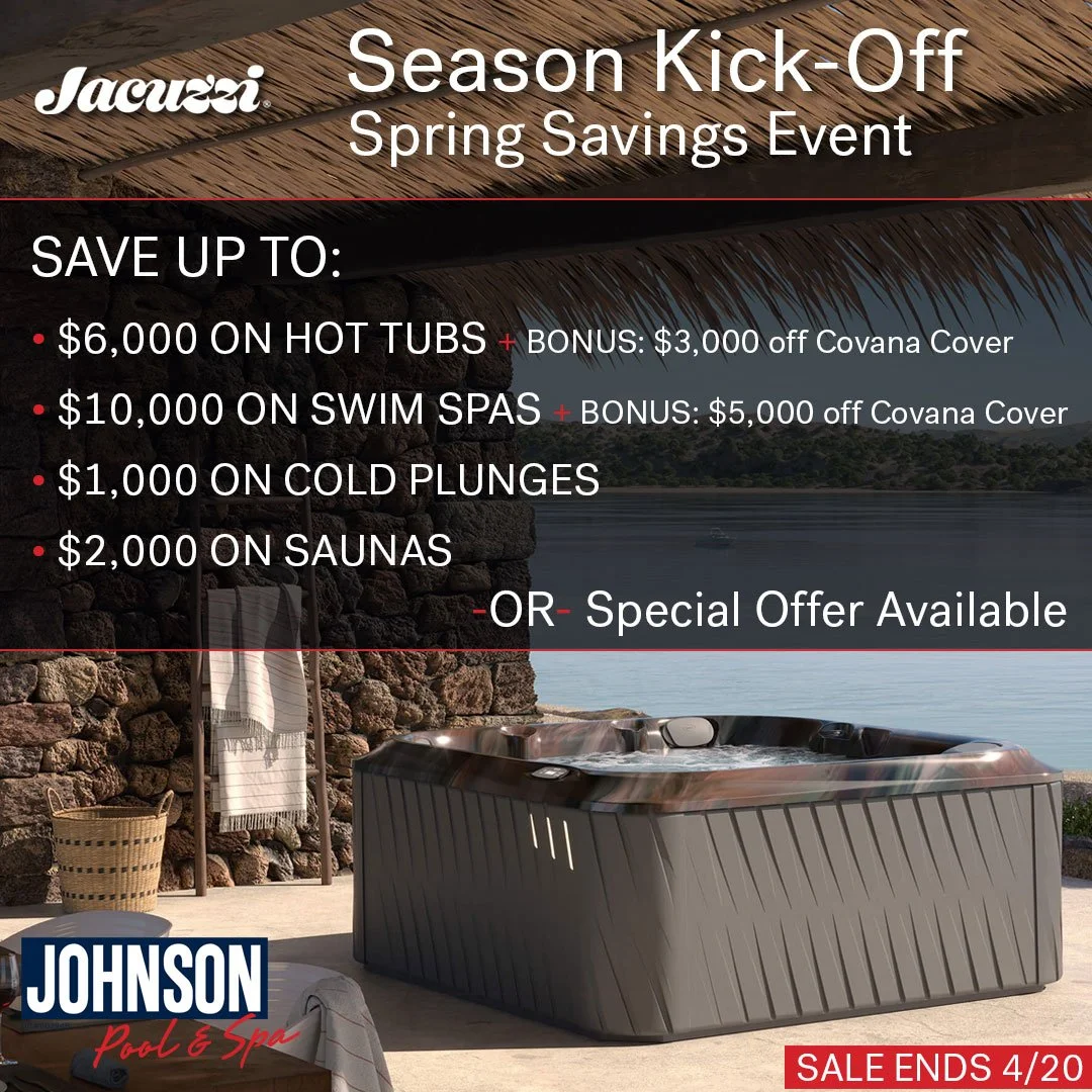 Infographic: Jacuzzi® Season Kick-Off Spring Savings Event