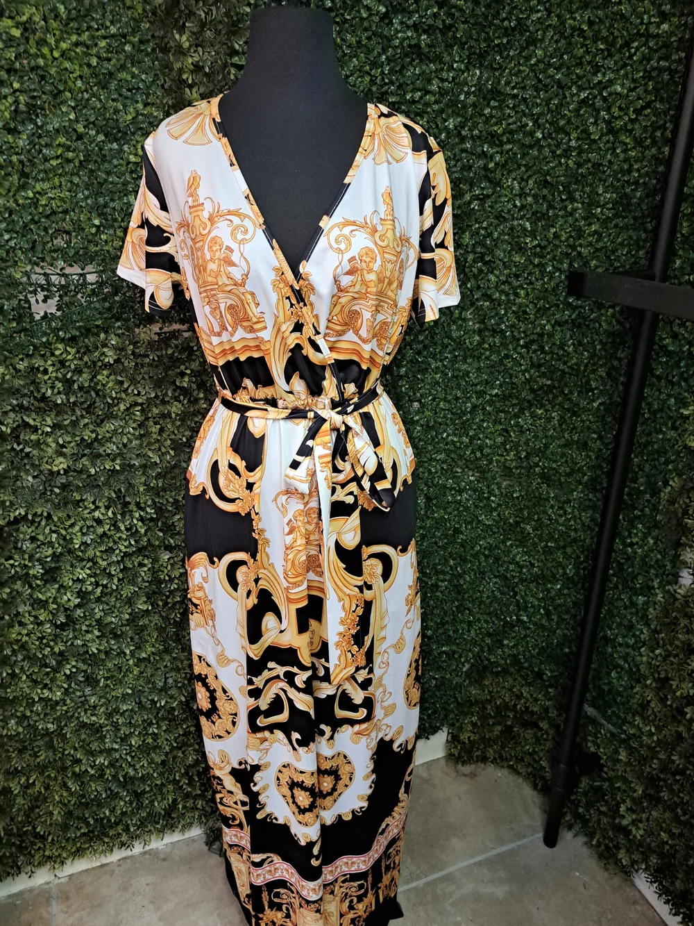 black and gold versace dress Versace Jeans Couture Black Cocktail Dress main image 1