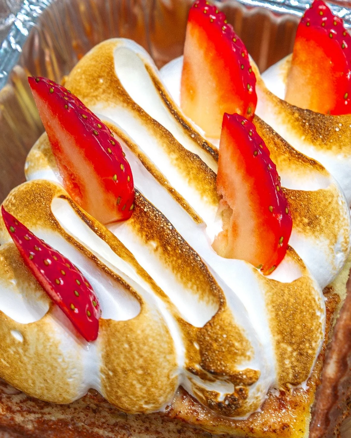 Where tradition meets taste.

Try our mouth-watering Tres Leches Cake &mdash; Sponge cake soaked in 3 milks, mint meringue &amp; strawberries 

Available at both locations.

#toronto #torontoeats #mexicandessert  #mexican #tresleches