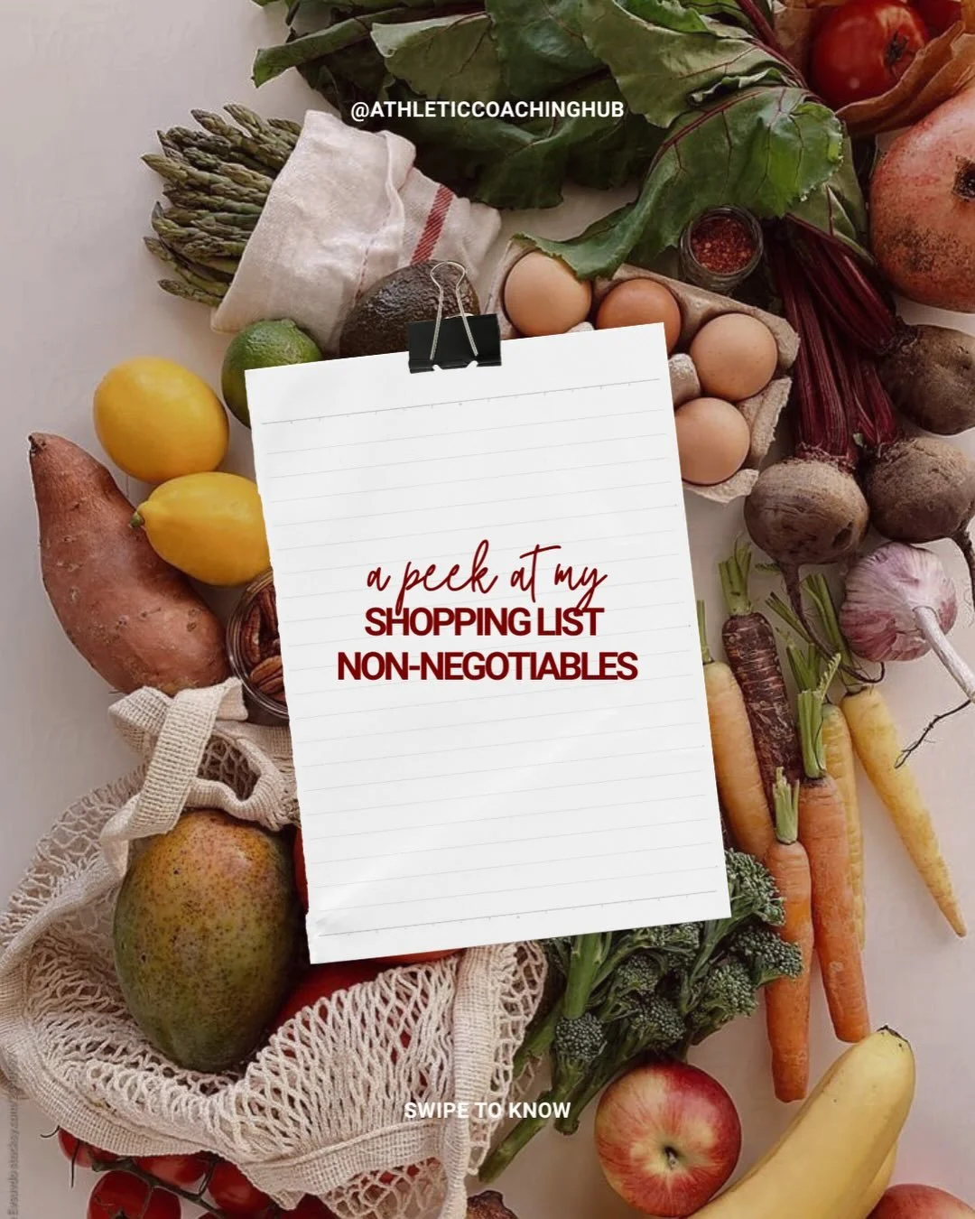 If a shopping list isn&rsquo;t hitting all the food groups, helping me prep for the week, giving me backup options and leaving room for fun, it&rsquo;s not my shopping list 🙂&zwj;&harr;️🙂&zwj;&harr;️

-
-
#nutrition #grocerylist #dayofeating #sport