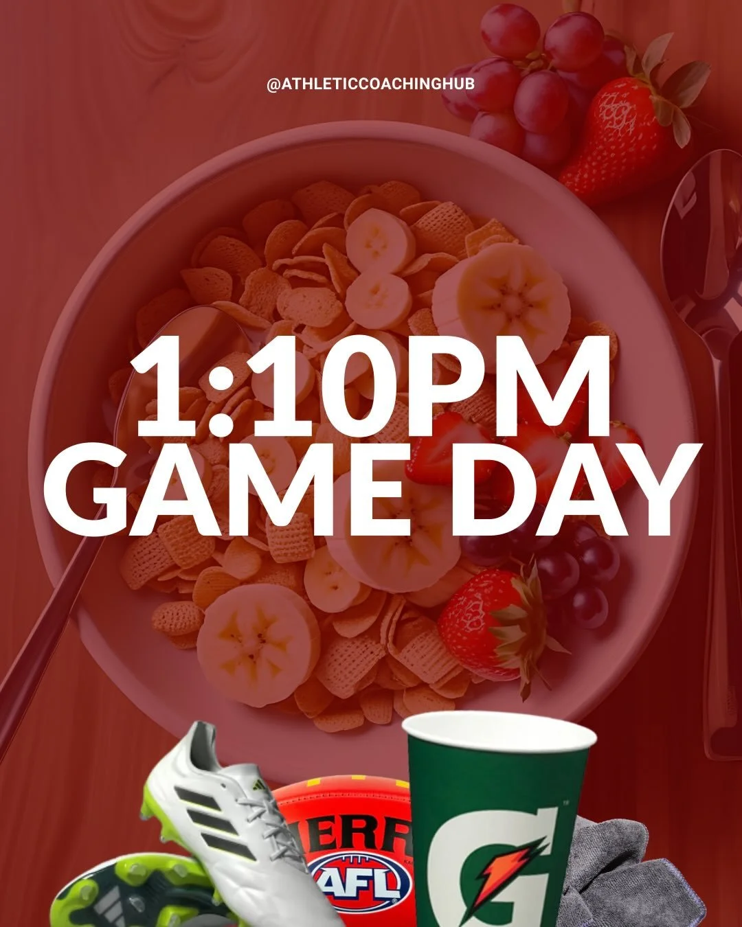 For those arvo matches 🤘

#gameday #aflnutrition #sportsnutrition #dayofeating #mealideas