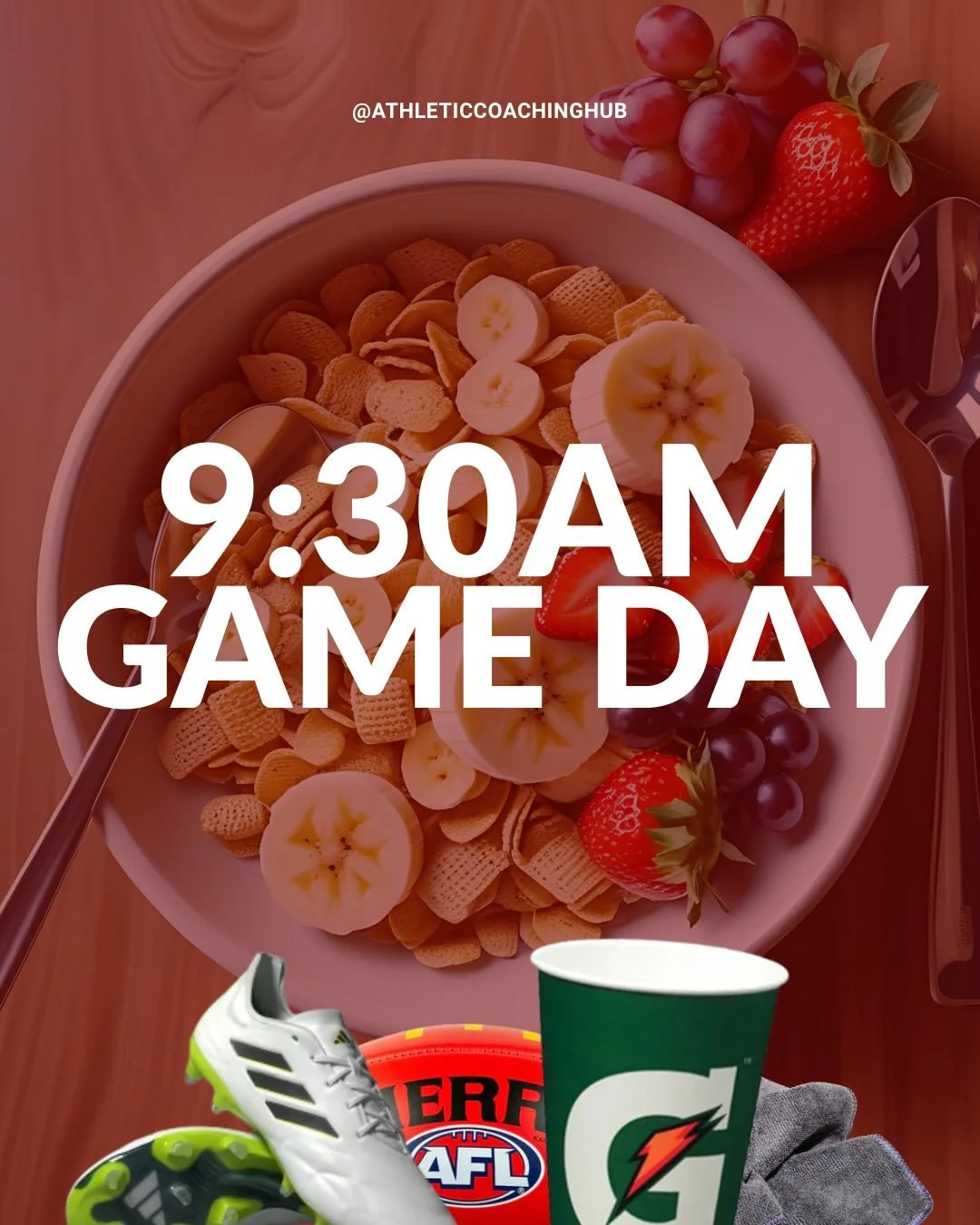 For the (kinda) early birds 🫡

#gameday #aflnutrition #sportsnutrition #dayofeating
#mealideas