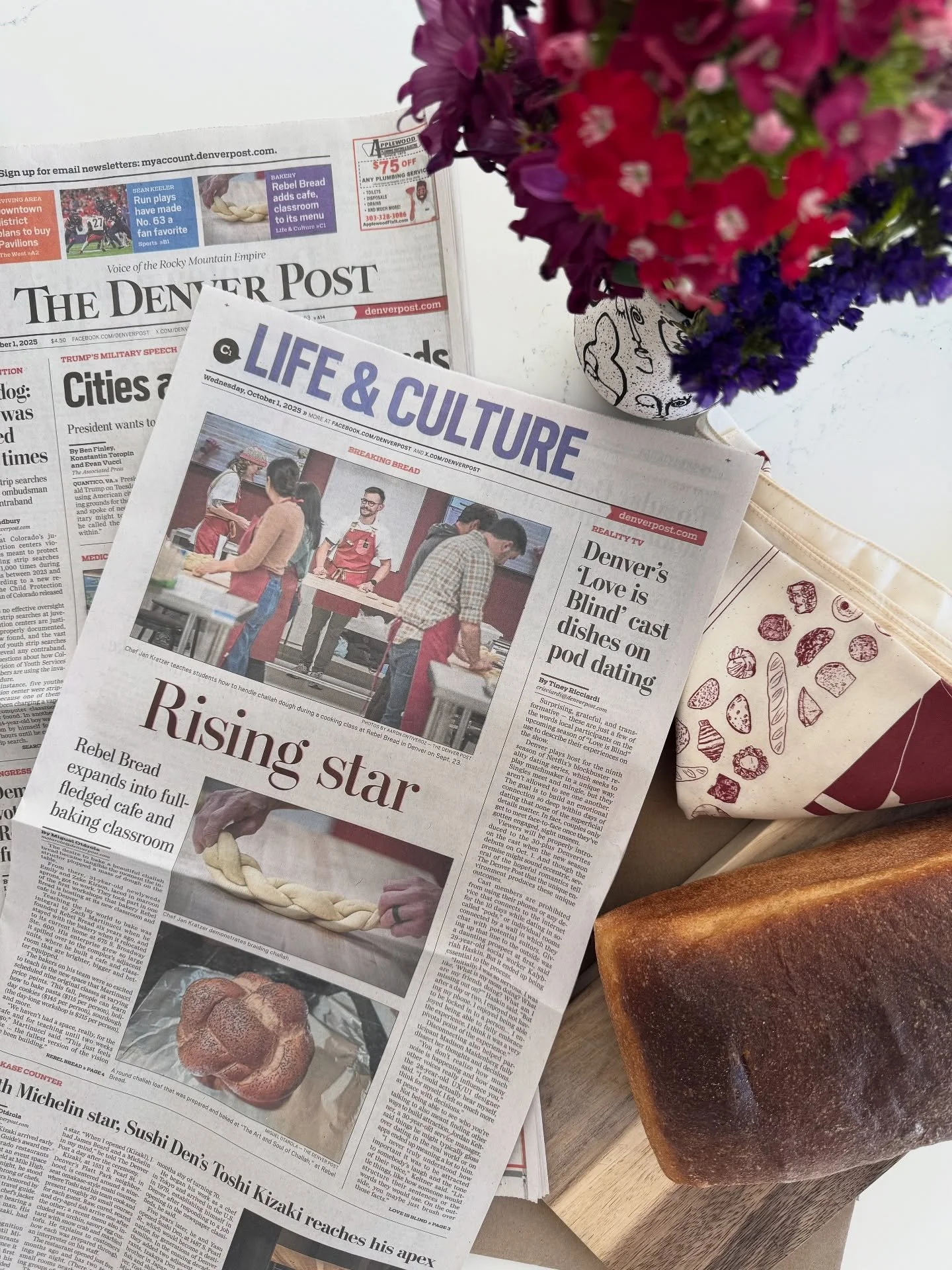 @rebelbreaddenver has been on a ROLL lately with the opening of their new cafe and teaching kitchen, launching its first semester of baking classes, and executing its 3rd annual Denver Bake Fest, all within the span of a few weeks. Hats off to the te