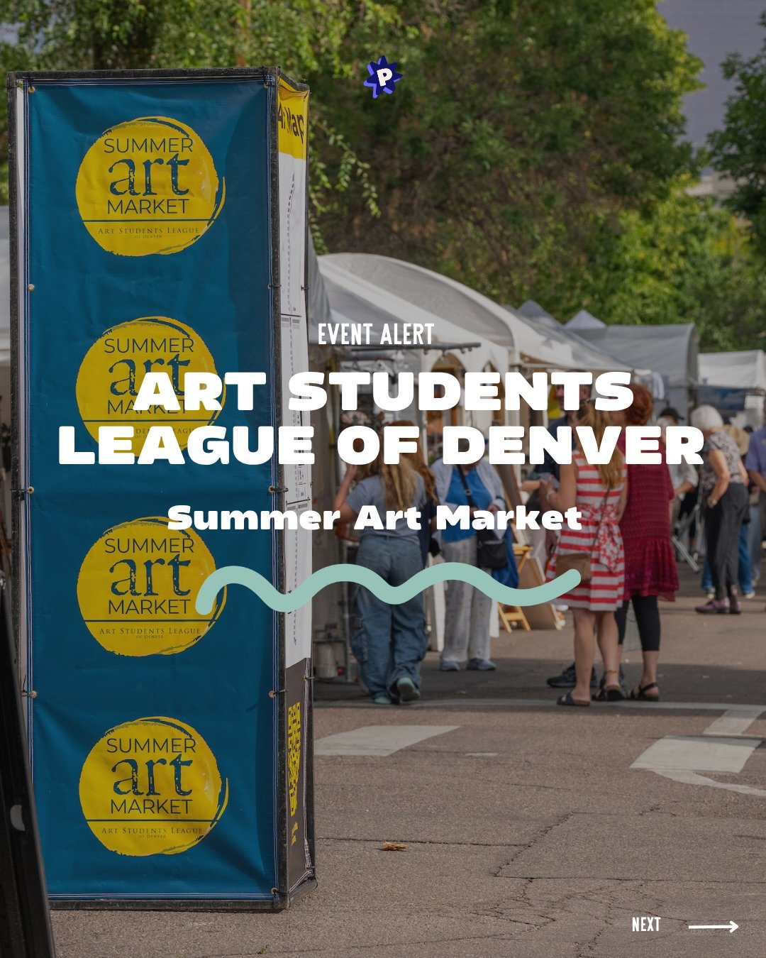 The Summer Art Market from the @artstudentsleaguedenver is just one month away! 

Swipe to see what this 30+ year community event is all about, what you&rsquo;ll find this year, and how to attend.

Interested in volunteering? Sign up now at the link 