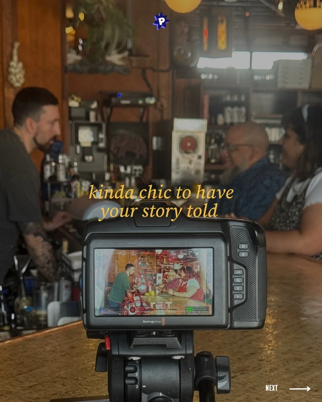 Kinda chic: Public relations + social media storytelling edition. 

Kind chic for your PR team to get you on the front page. 

Kinda chic to have a team managing your social media presence. 

Kinda chic to go in studio for a TV interview. 

Kinda chi