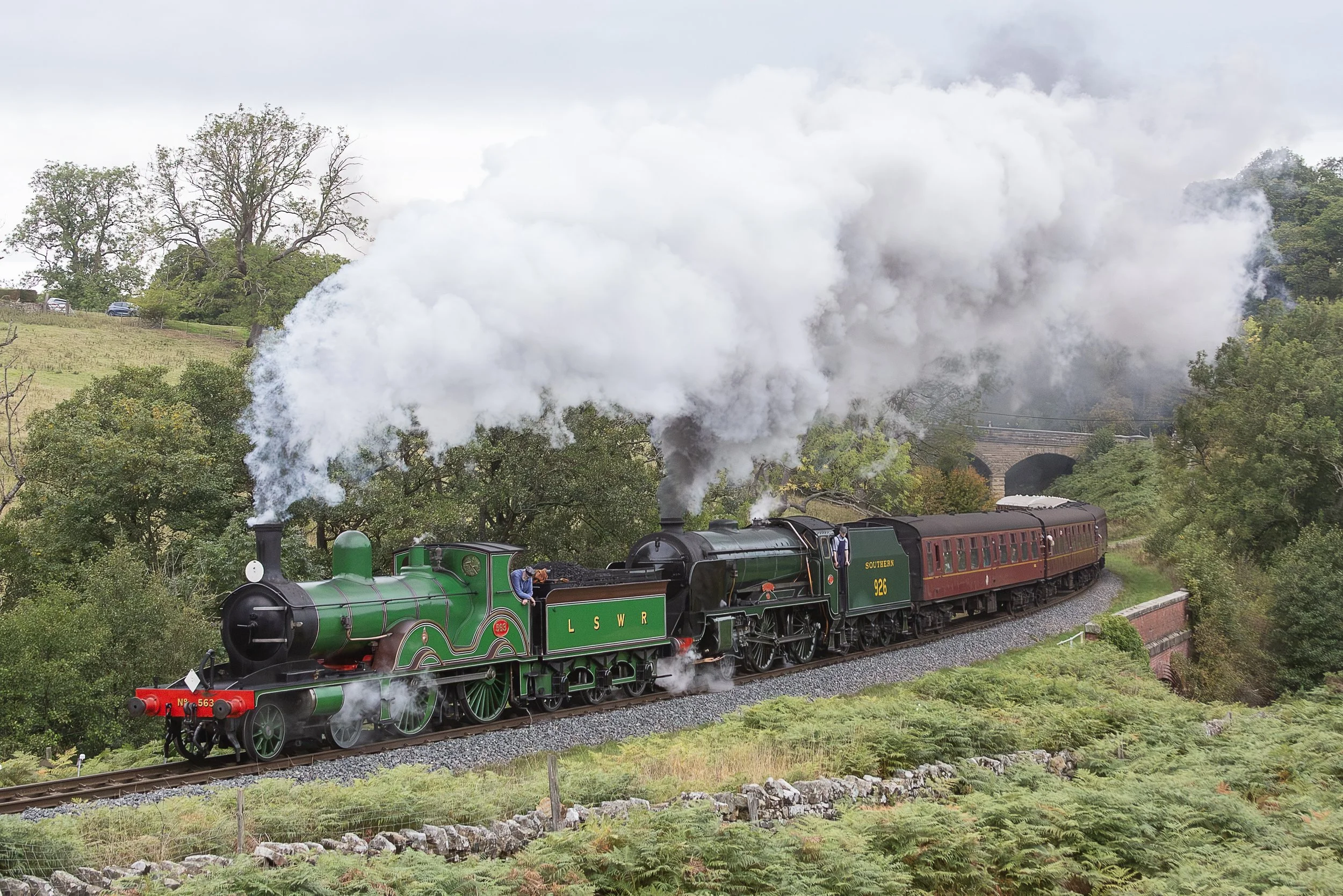 926 Repton & LSWR Adams T3 No 563
