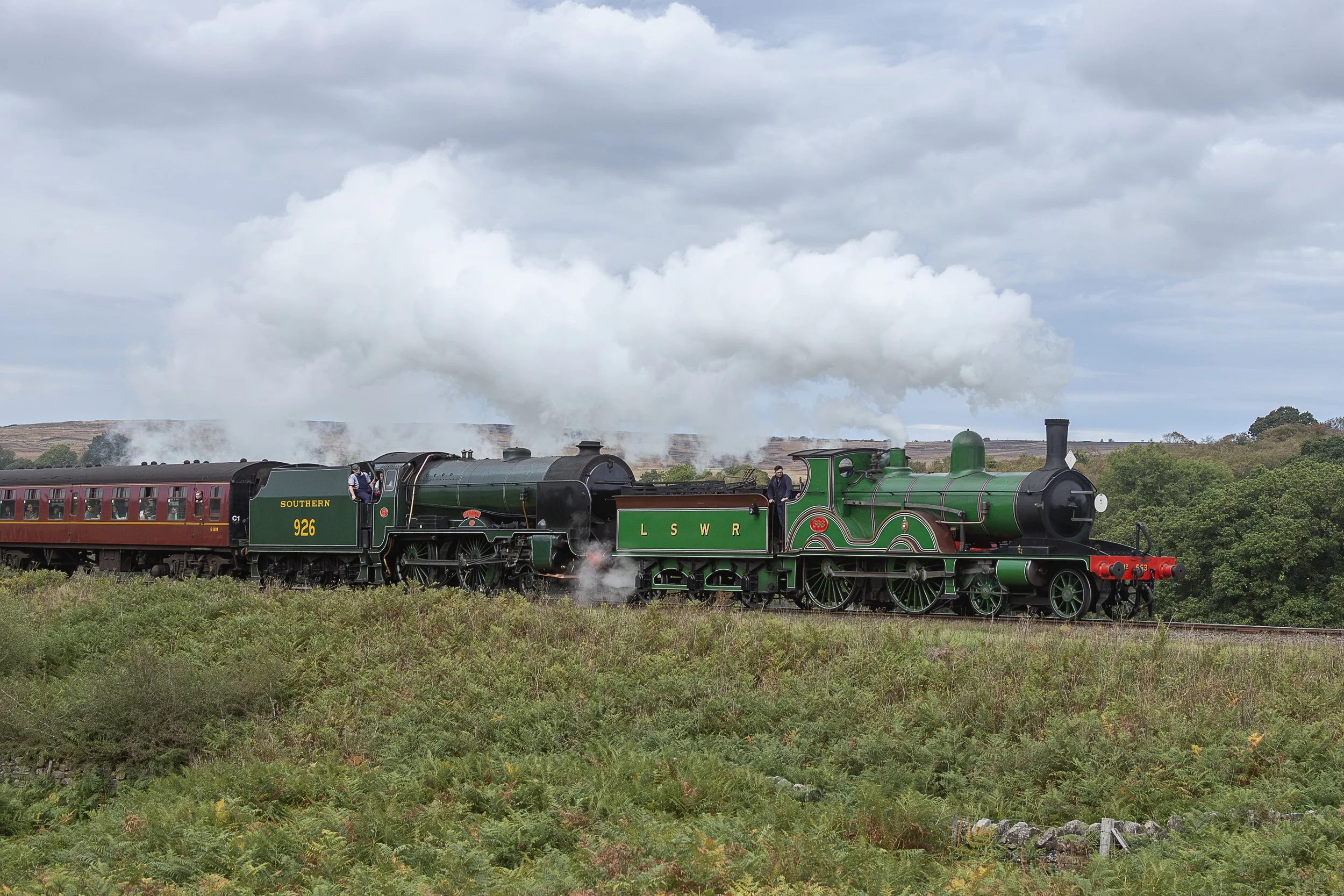 926 Repton & LSWR Adams T3 No 563