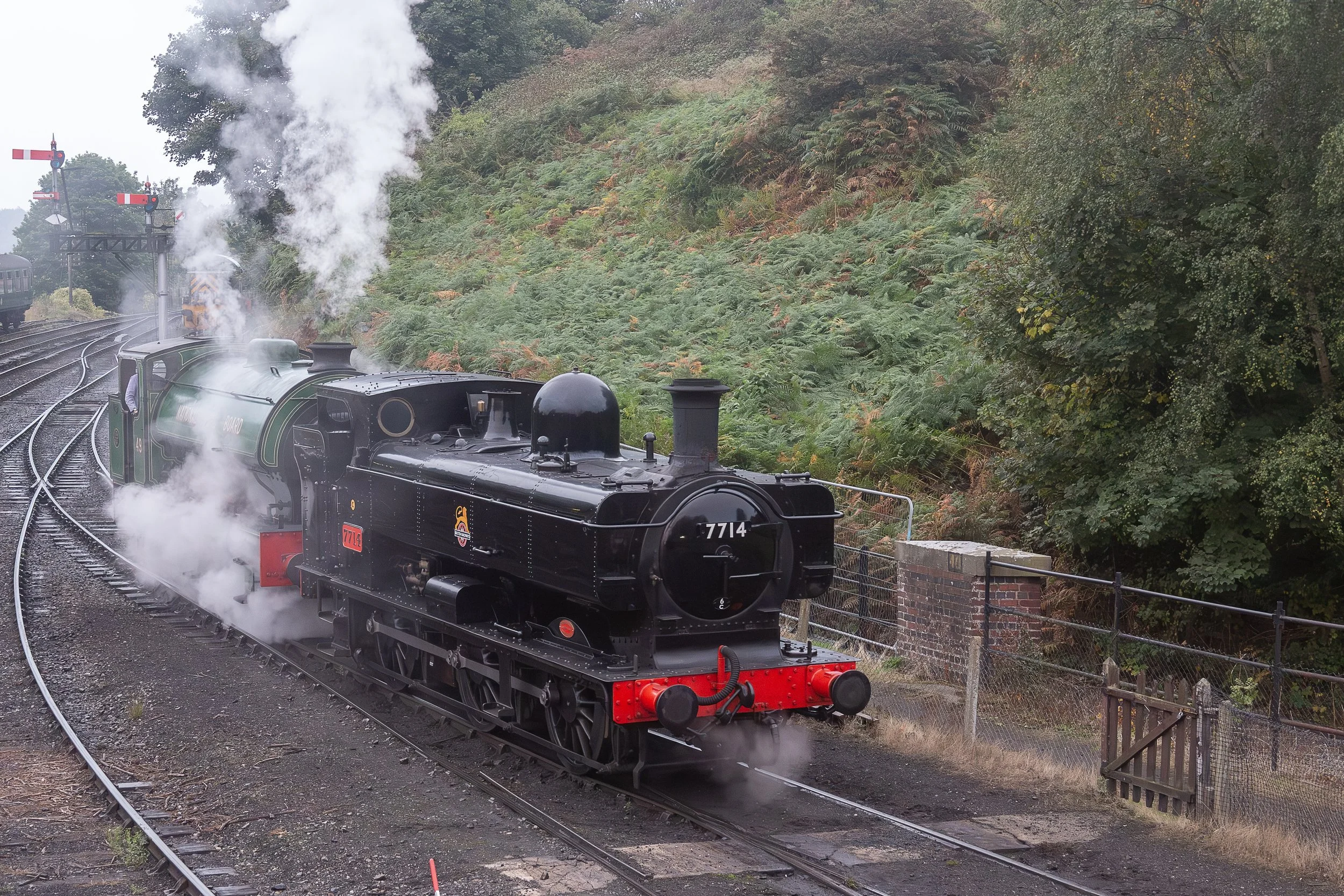 GWR 7714 & NCB Loco No.49