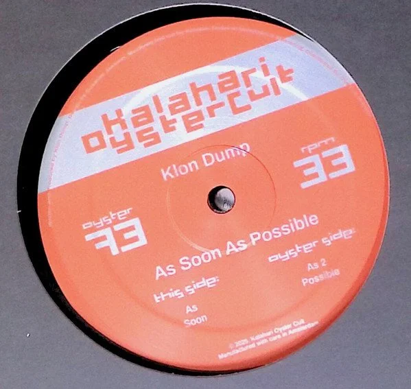 Klon Dump - As Soon As Possible (12", EP)