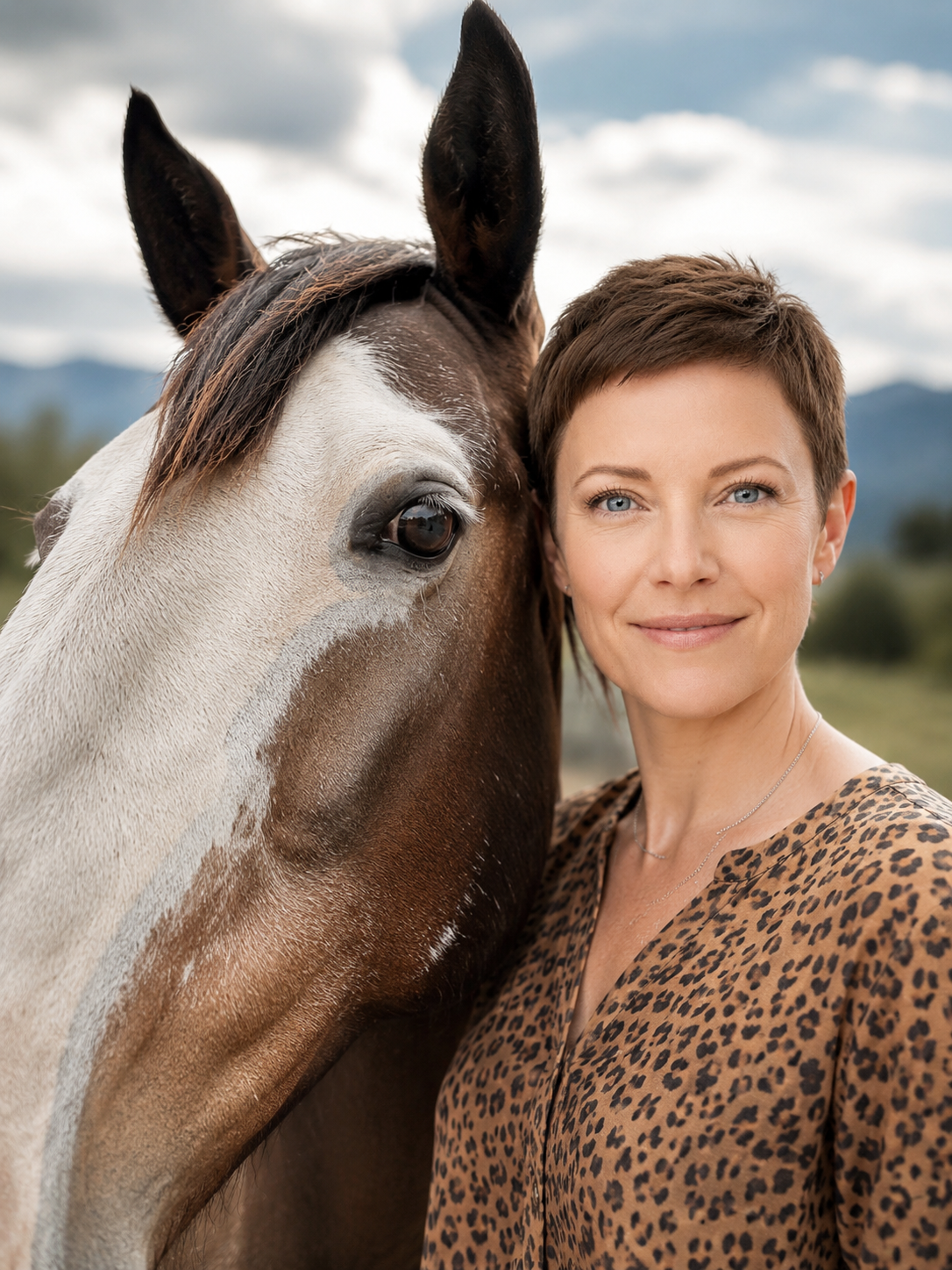 Dr. Grace Wathen with her horse