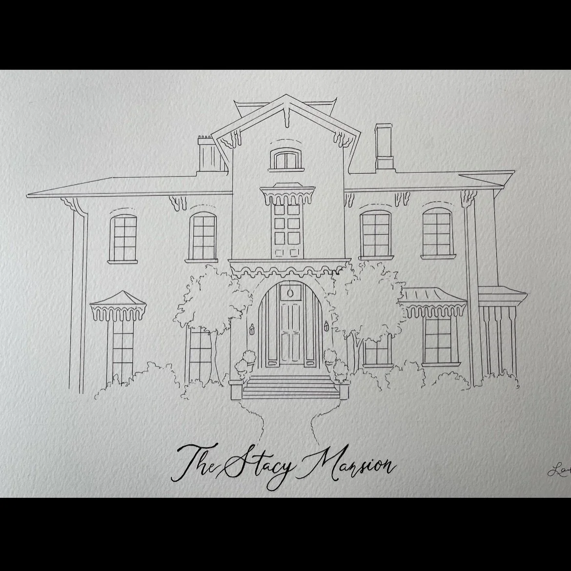 ‼️Swipe to paint 🎨 

The amazing Stacy Mansion in all her beauty- the inside was even more gorgeous 🥰 (the giant arched doors were my favorite) 

🏡House and venue portraits- I love illustrating and painting the places worth remembering.

@thestacy