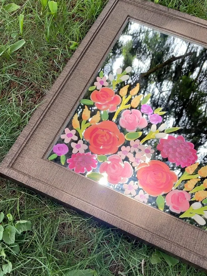 Another gorgeous hand-painted, hand-lettered mirror for another lovely couple. Wedding mirror signs are one of the first impressions your guests get when they arrive for your big day- make it a lasting one 🌷

Let&rsquo;s discuss your design and colo