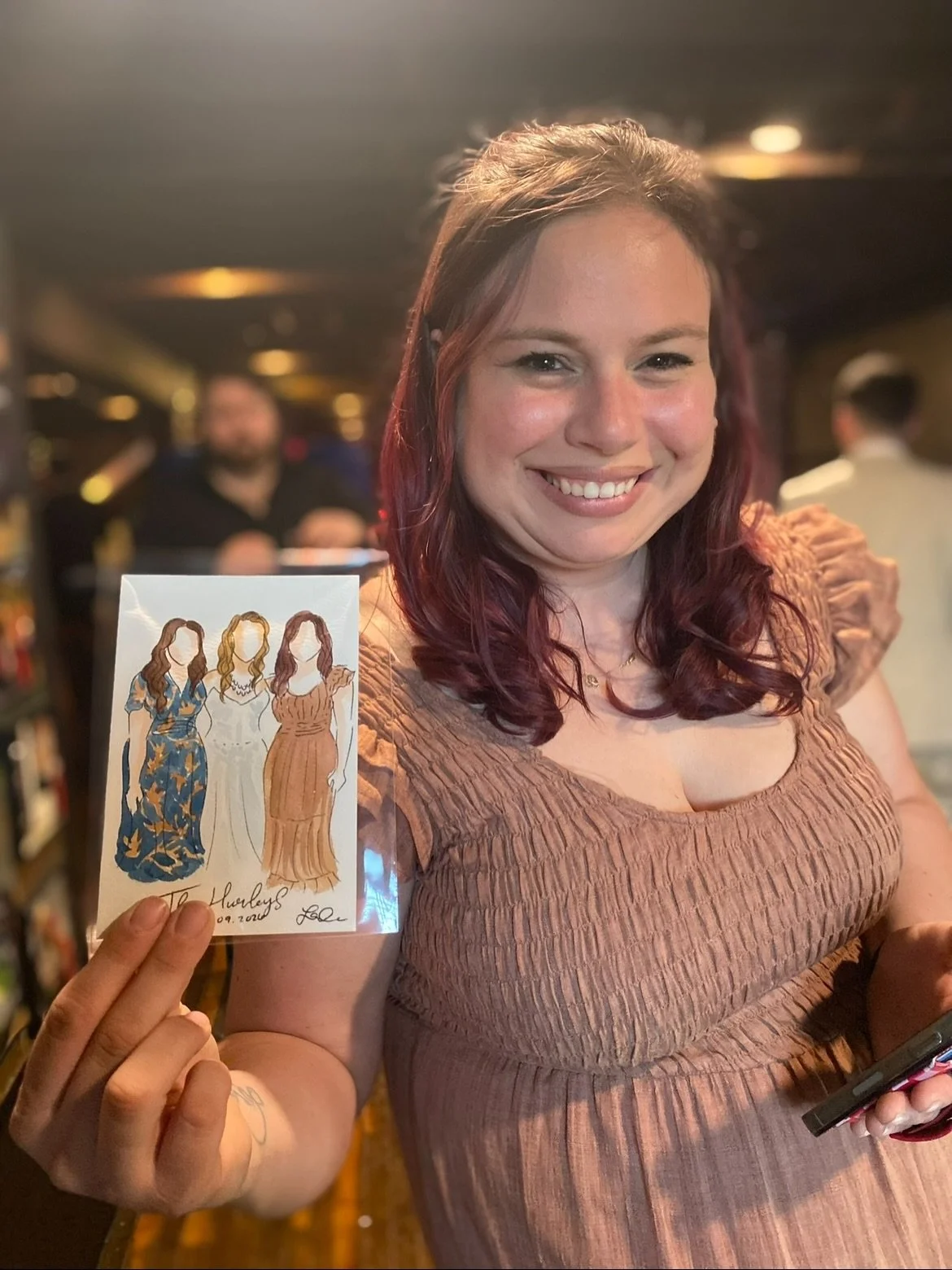 When your guests become the wedding favors, it&rsquo;s smiles all around 💕 

Www.artbylaurenwu.com for live wedding painting, live guest portraits, and other custom artwork. Contact me with your date! Booking limited events in 2026, and open for 202