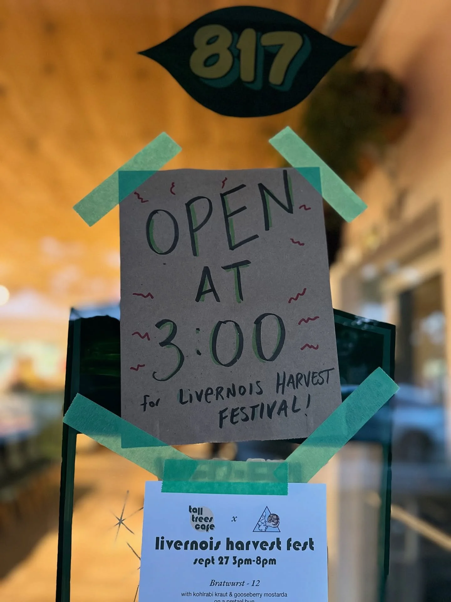 saturday 9/27 we&rsquo;re skipping lunch and opening at 3 with a special menu in co-labor-action with @secretbaker.y for @harvestfestivalonlivernois because we wanna party

join us for some grillin and chillin in the late afternoon