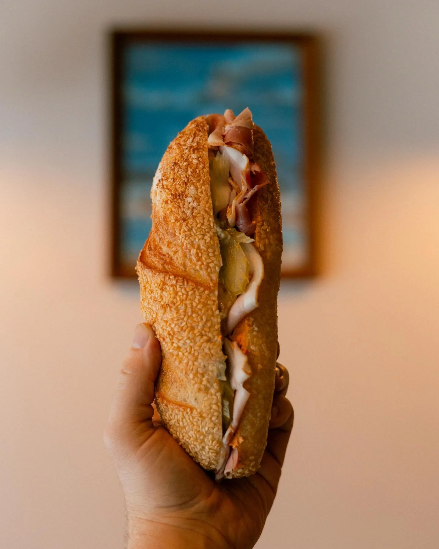 back this week with a classic

buffalo jambon

rosemary ham w fermented piri piri chile butter, pickled celery &amp; blue cheese