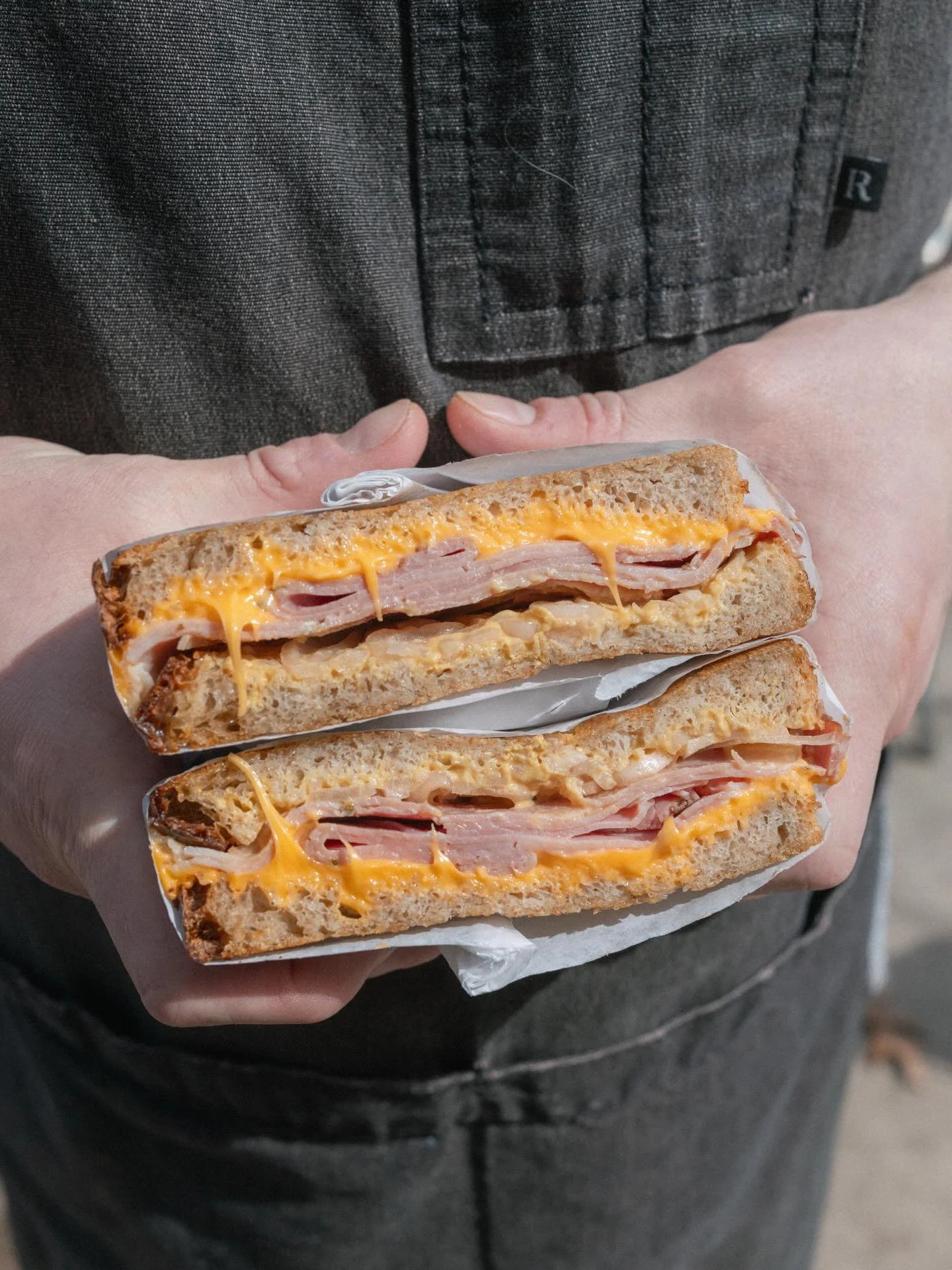 we&rsquo;re gonna keep it simple this week with a ham and cheese toastie

open for lunch wednesday thru saturday