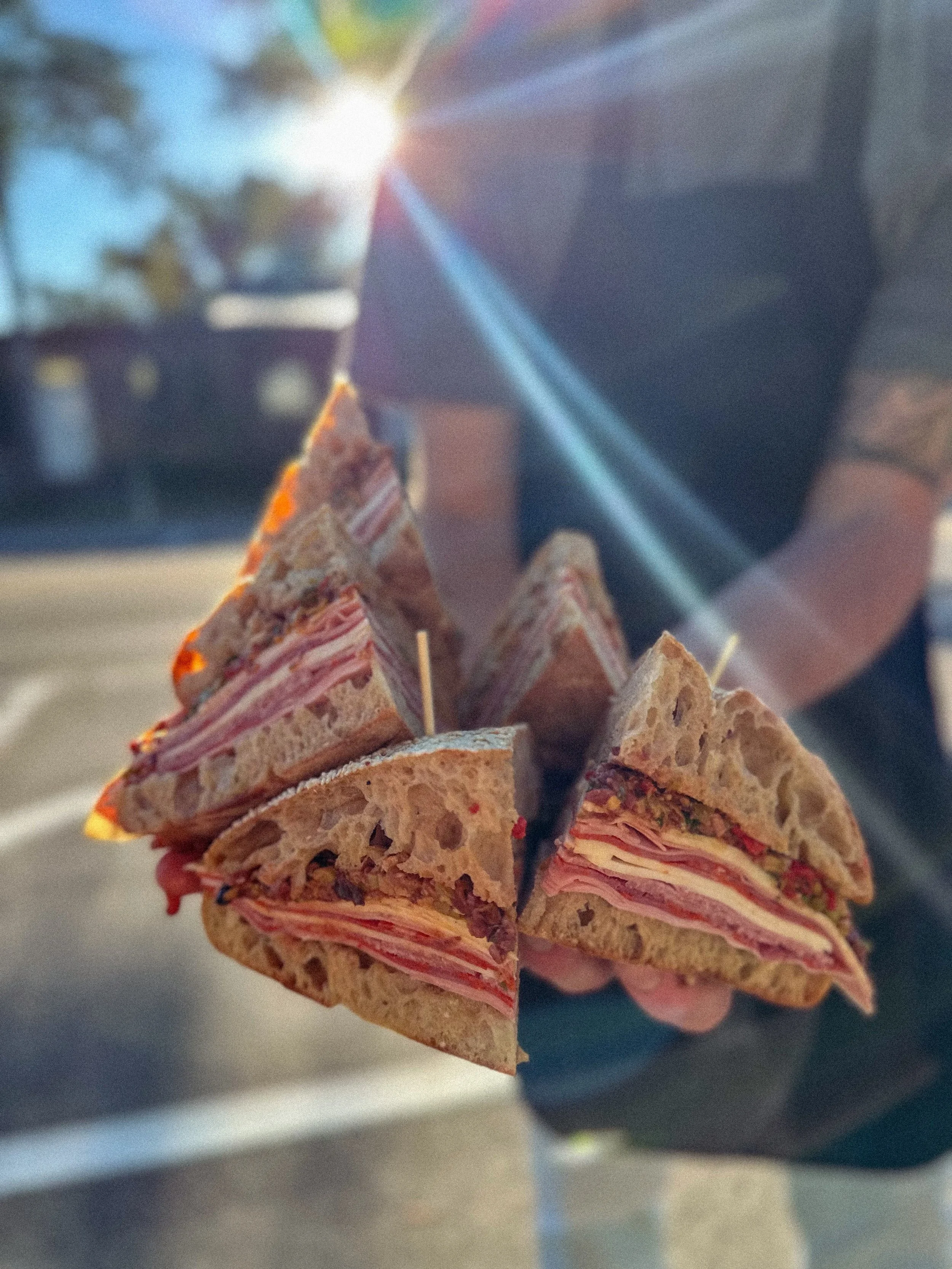 see u this sunday at the @detroitsandwichparty 

muffuletta &amp; tofuletta by the slice