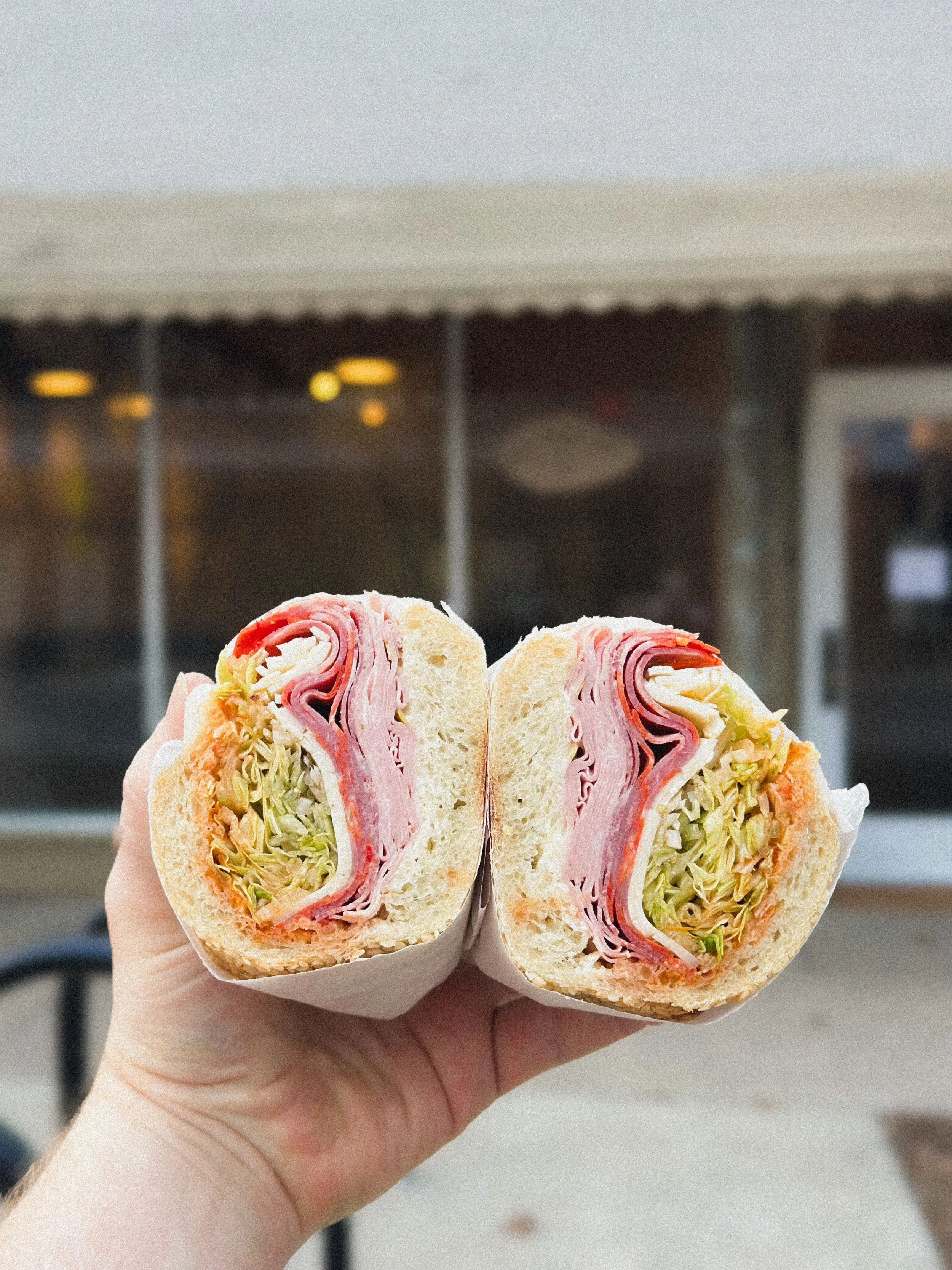 some good cross sections of erstwhile sandwiches

closed this week / open next week