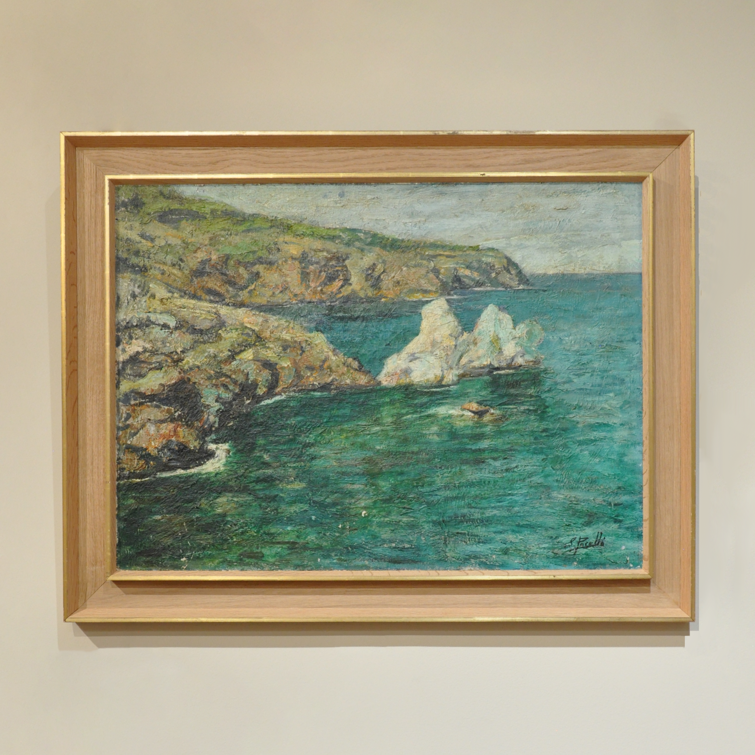 Mid-Century Painting of the Calanque de Port-Miou