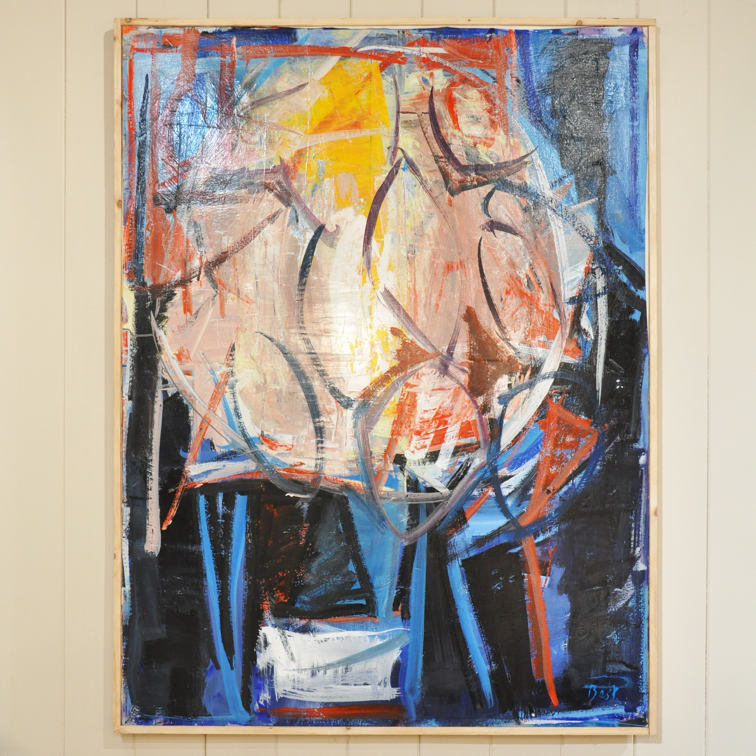 Christiane Bastide (French, 20th Century), Abstract Composition