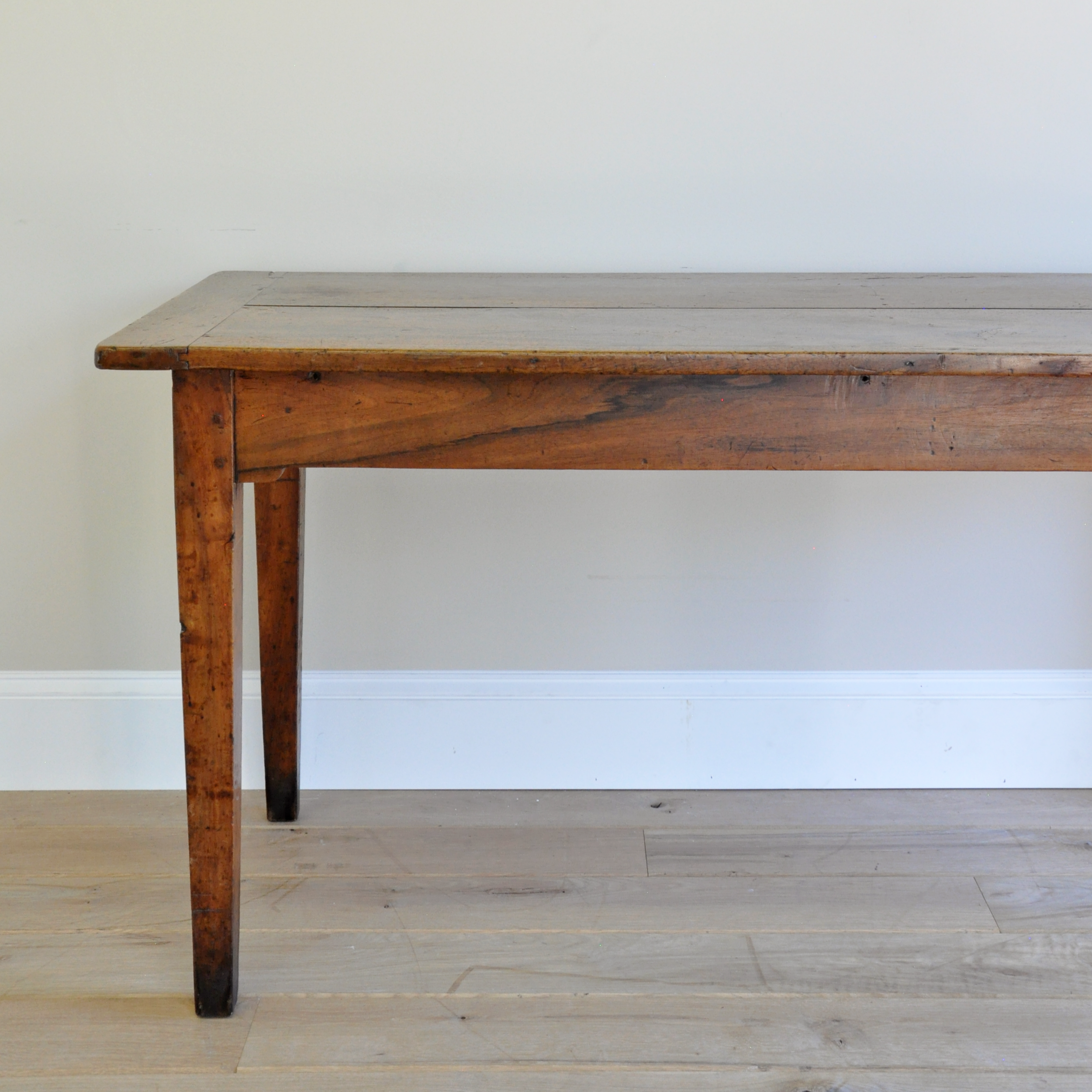 Early 19th Century French Walnut Farm Table