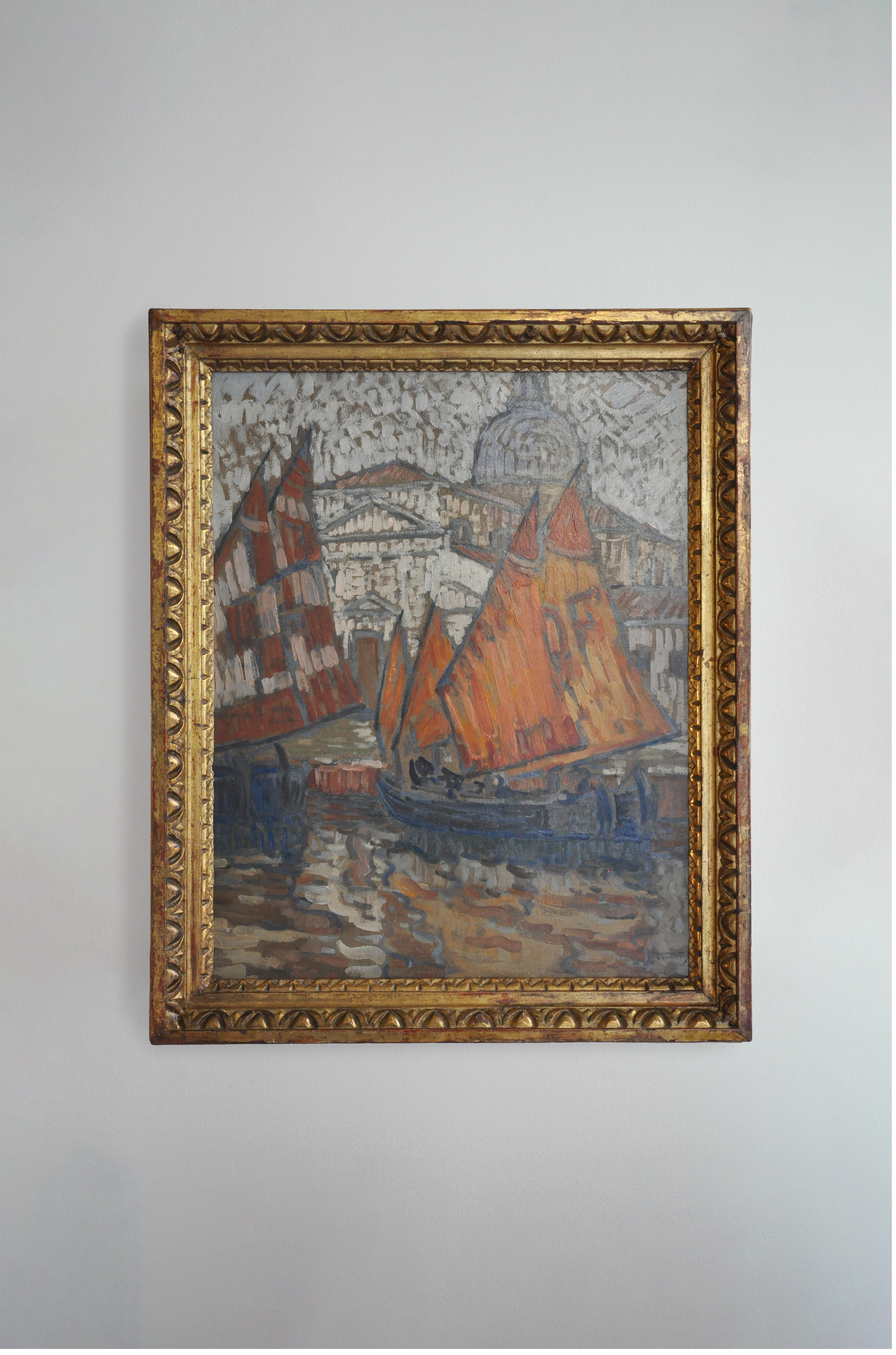 Ferdinand Olivier (French, 1873-1957), Venice, 1905, Oil on Board, 20.5" x 25.25"
