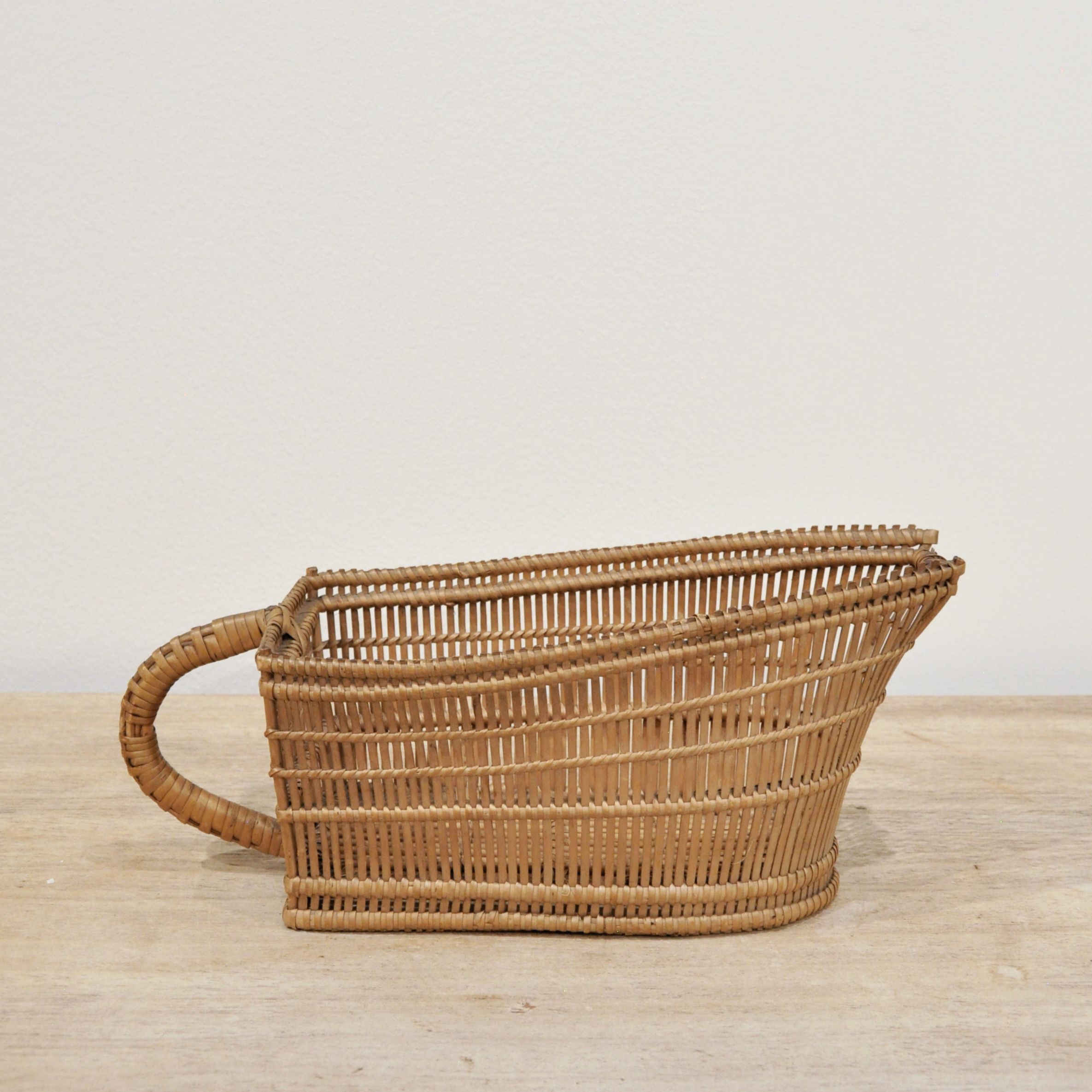 20th Century French Wicker Bottle Holder