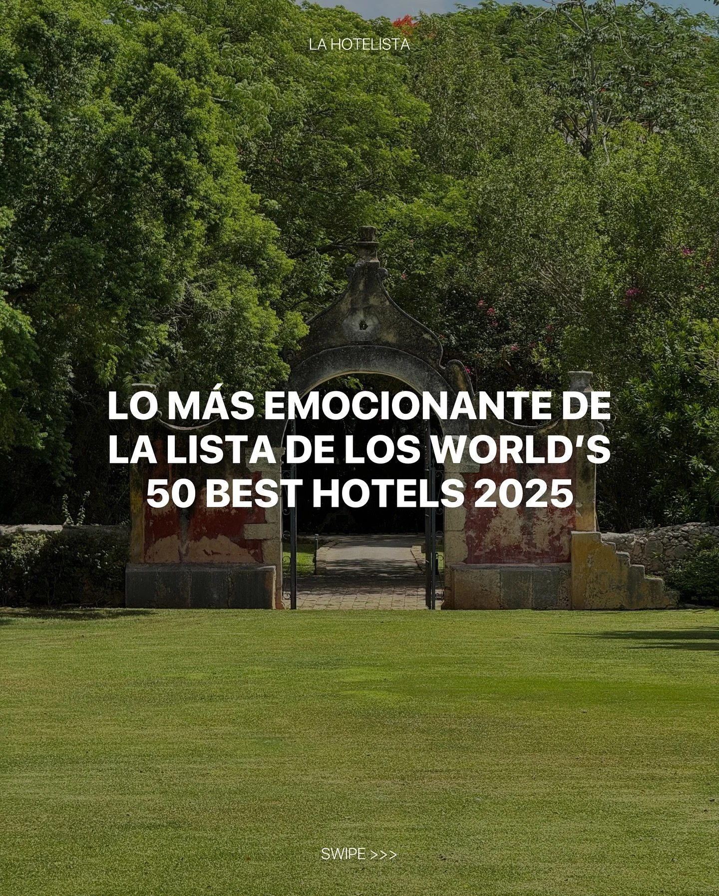 Lleg&oacute; el esperad&iacute;simo momento: la entrega de la tercera edici&oacute;n de @50best_hotels. A continuaci&oacute;n, algunas de nuestras m&aacute;ximas razones para emocionarnos.